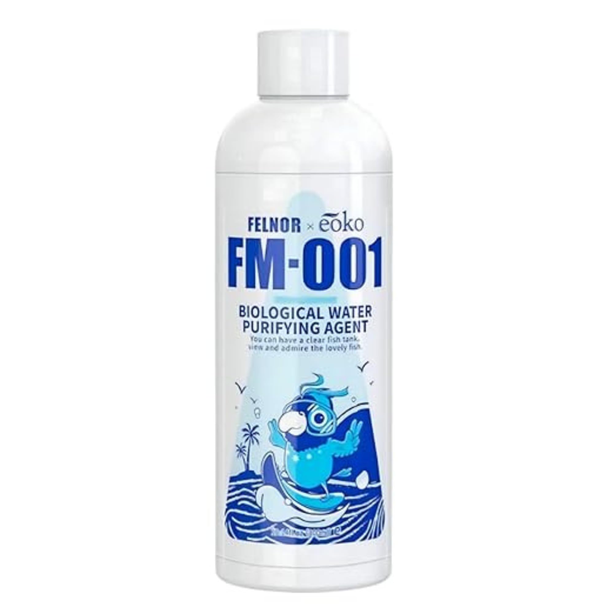 Aquarium Water Clarifier | Tank Water Purifier Algae Remover | Fm-001 | 100% Fish Fish Safe Aquarium Tank Biological Water Purif