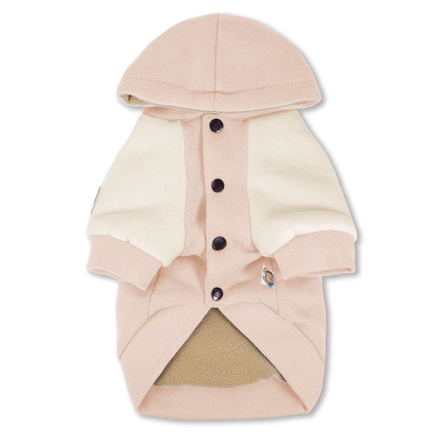 Touchdog Heritage Soft-Cotton Fashion Dog Hoodie , Small, Pink