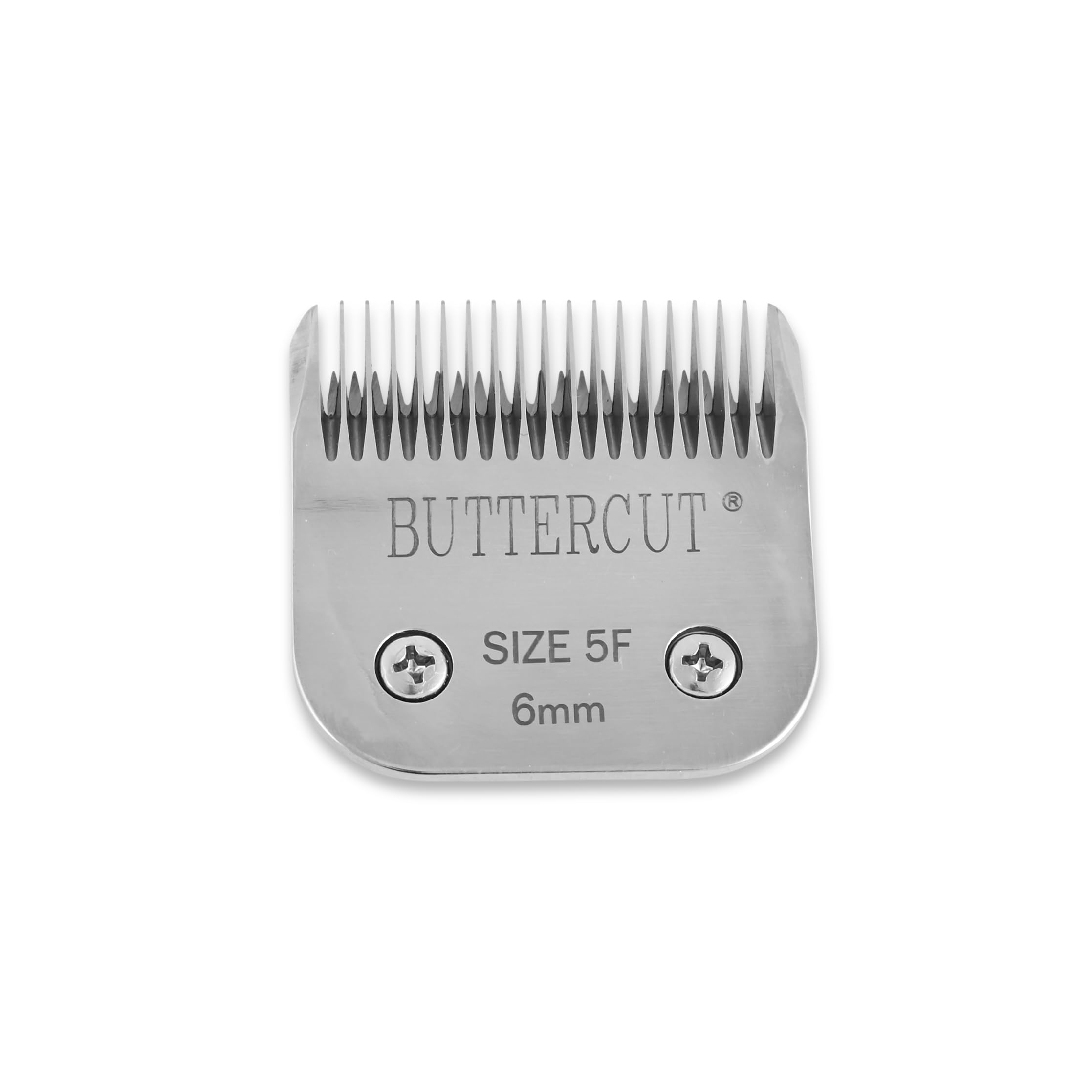 Geib Buttercut Dog Clipper Blades - 8 Pack Set, Stainless Steel, Compatible with Andis A5, Oster A5, Wahl KM10, Silver