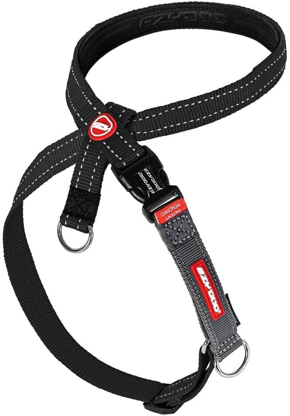 Ezydog Crosscheck Harness - Dog Training Harness - No Pull Harnesses For Dogs - Escape Proof, Reflective, Comfortable, Easy To Fit (S, Black)