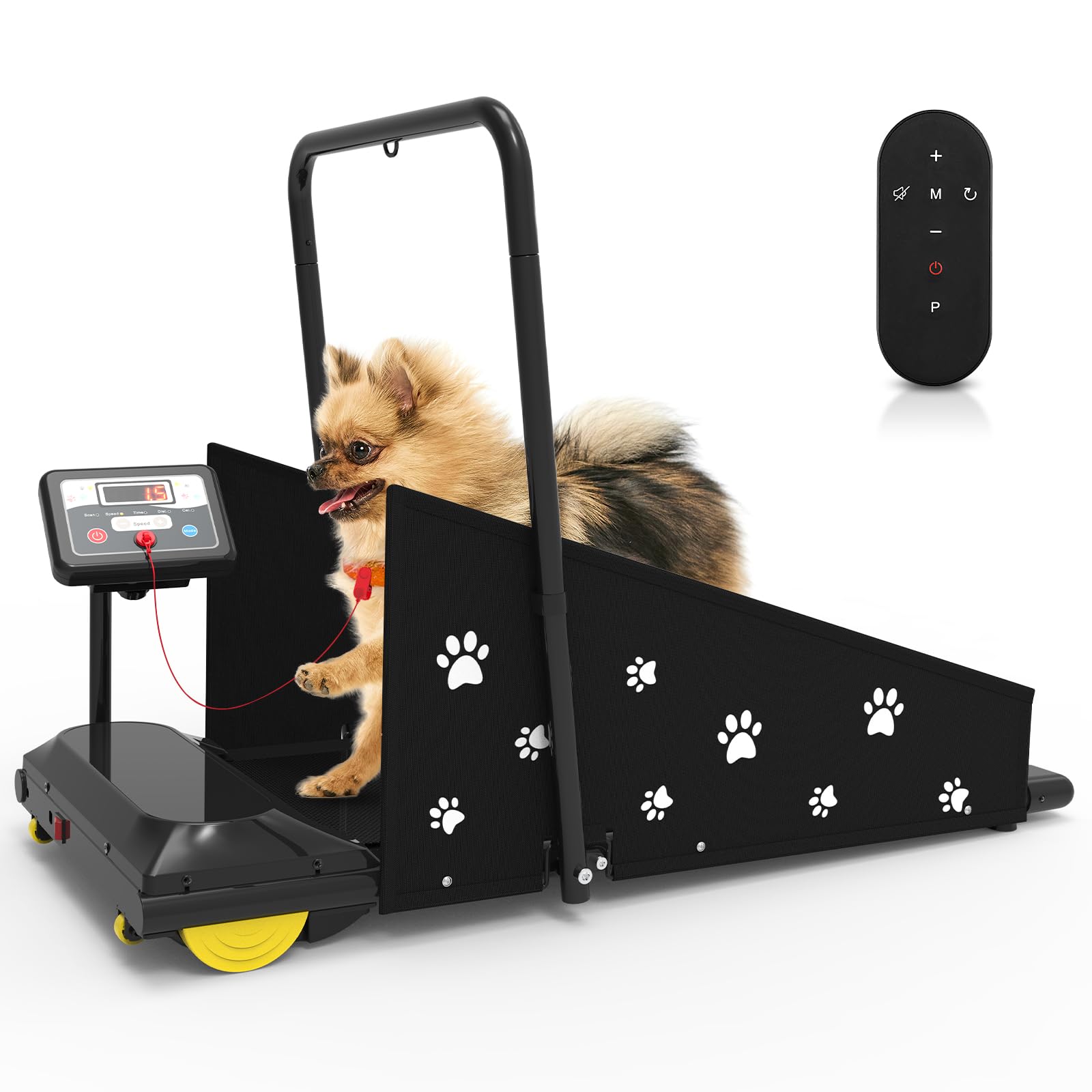 Redliro Dog Treadmill - Pet Indoor Treadmill for Medium Small Dogs - Weight Capacity 265 lbs - Dog Fitness Running Machine with 