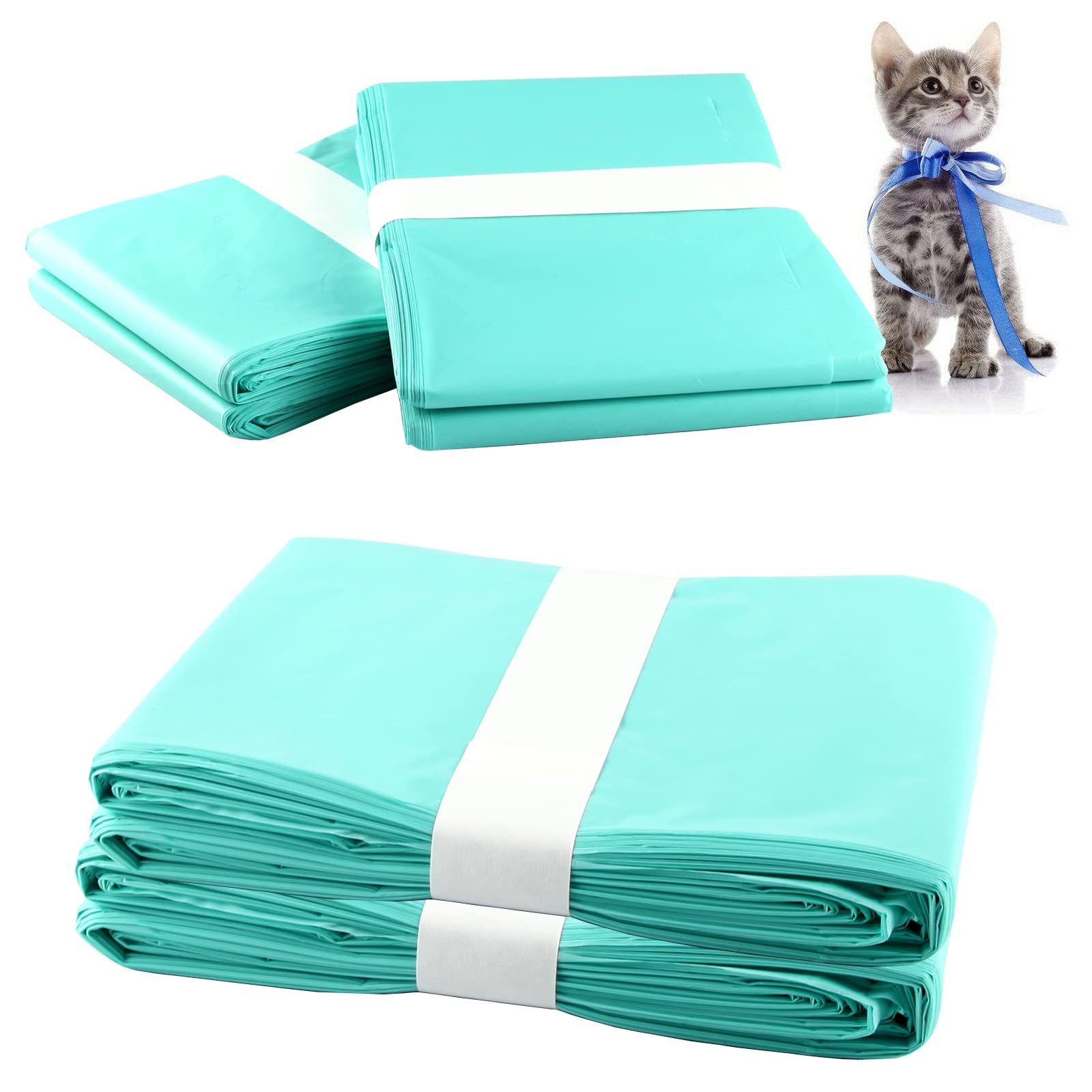 4-Pack Cat Litter Pail Liner Refills Bags Compatible With Litter Champ Litter Pail