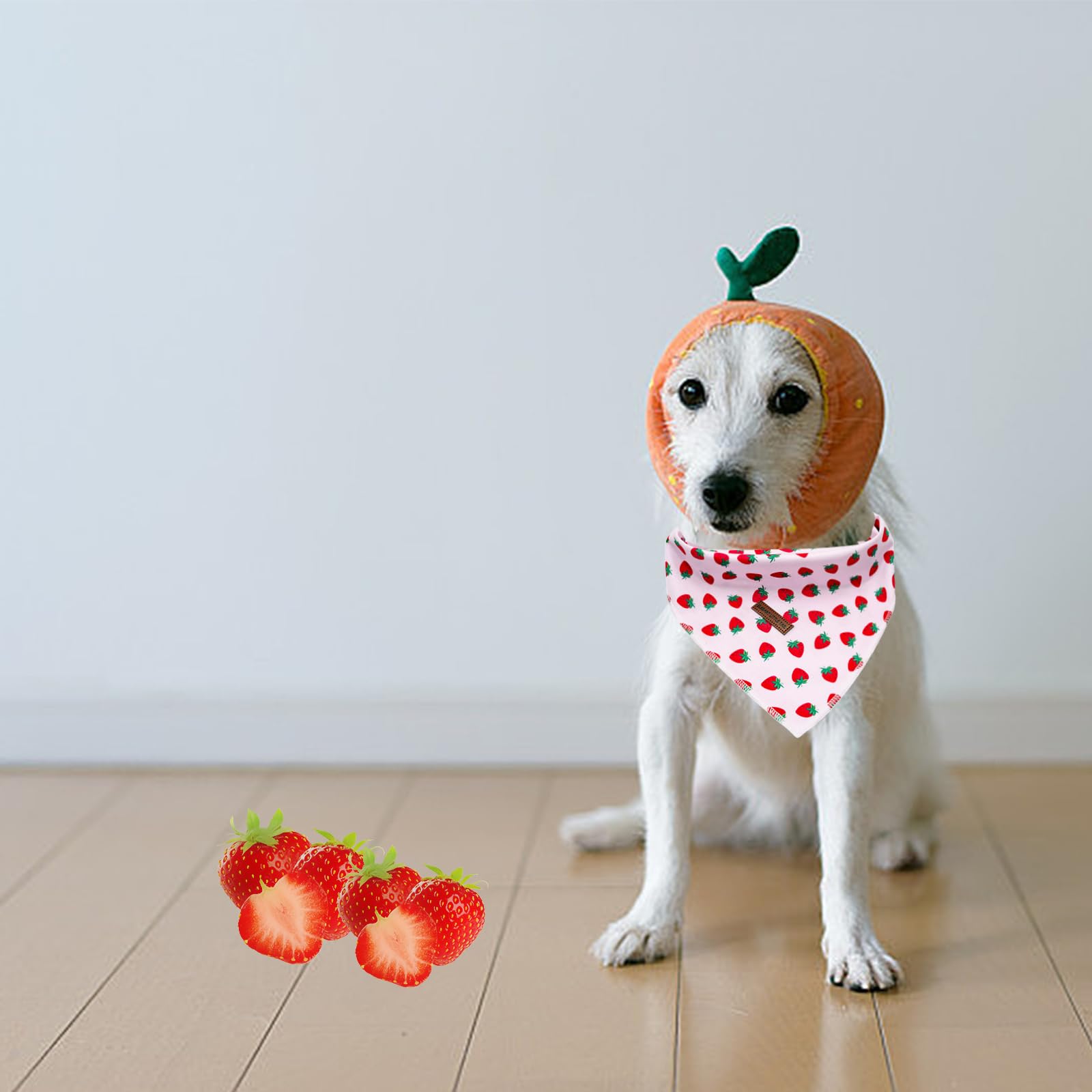 Elegant Little Tail Dog Bandana - Washable Cotton Summer Kerchief, Reversible Cotton Bibs, Triangle Dog Scarf For Small To Large