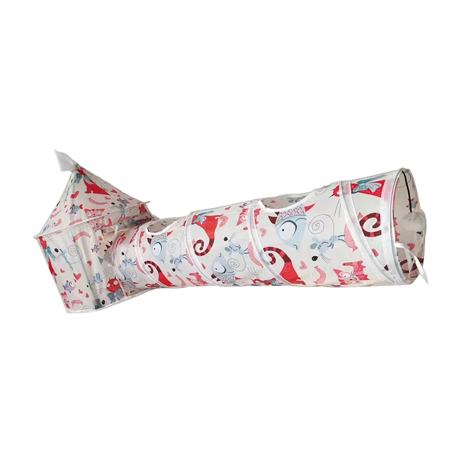 The Style Sutracats Play Tunnel Tube Training Cat Tunnel With Cube For Kitten Indoor Ferrets Style A|Pet Supplies | Cat Supplies