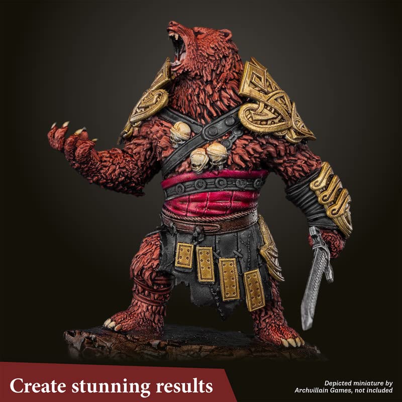 The Army Painter Dark Wood Speedpaint - Acrylic Non-Toxic Heavily Pigmented Water Based Paint For Tabletop Roleplaying, Boardgam