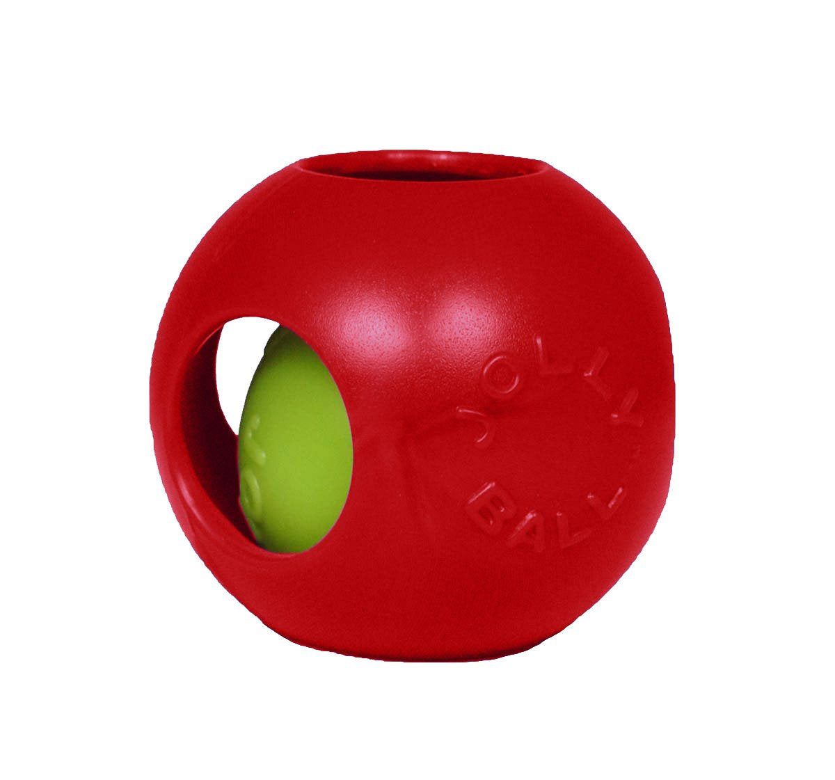 Jolly Pets Teaser Ball Dog Toy, Small/4.5 Inches, Red (1504 Rd)