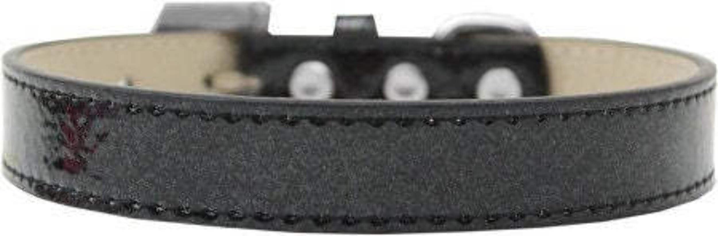 Dog, Puppy & Pet Ice Cream Collar Plain, Blank Tulsa (3/4" Wide) Silver 18
