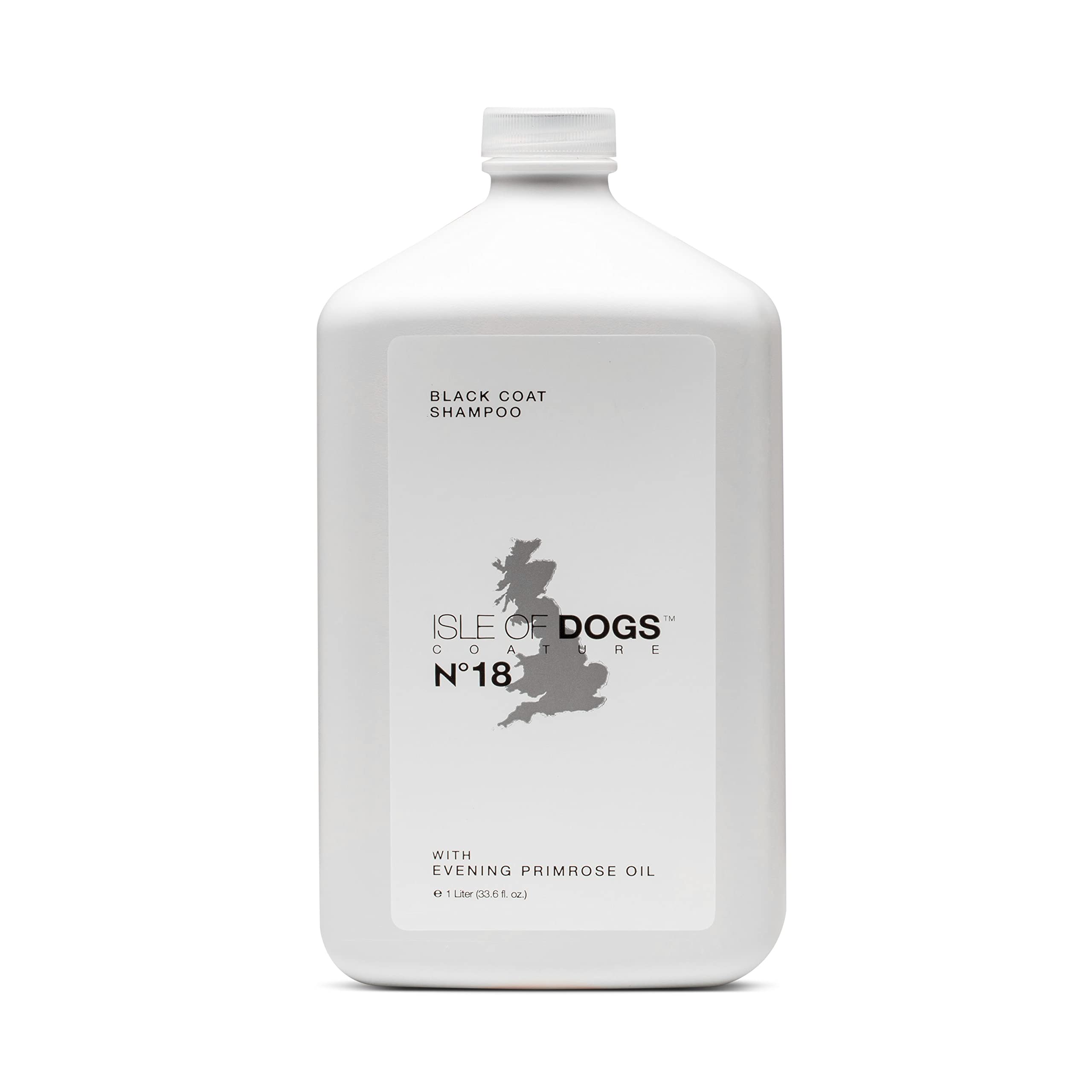 Isle of Dogs Coature No. 18 Black Coat Evening Primrose Oil Dog Shampoo, 1 Liter