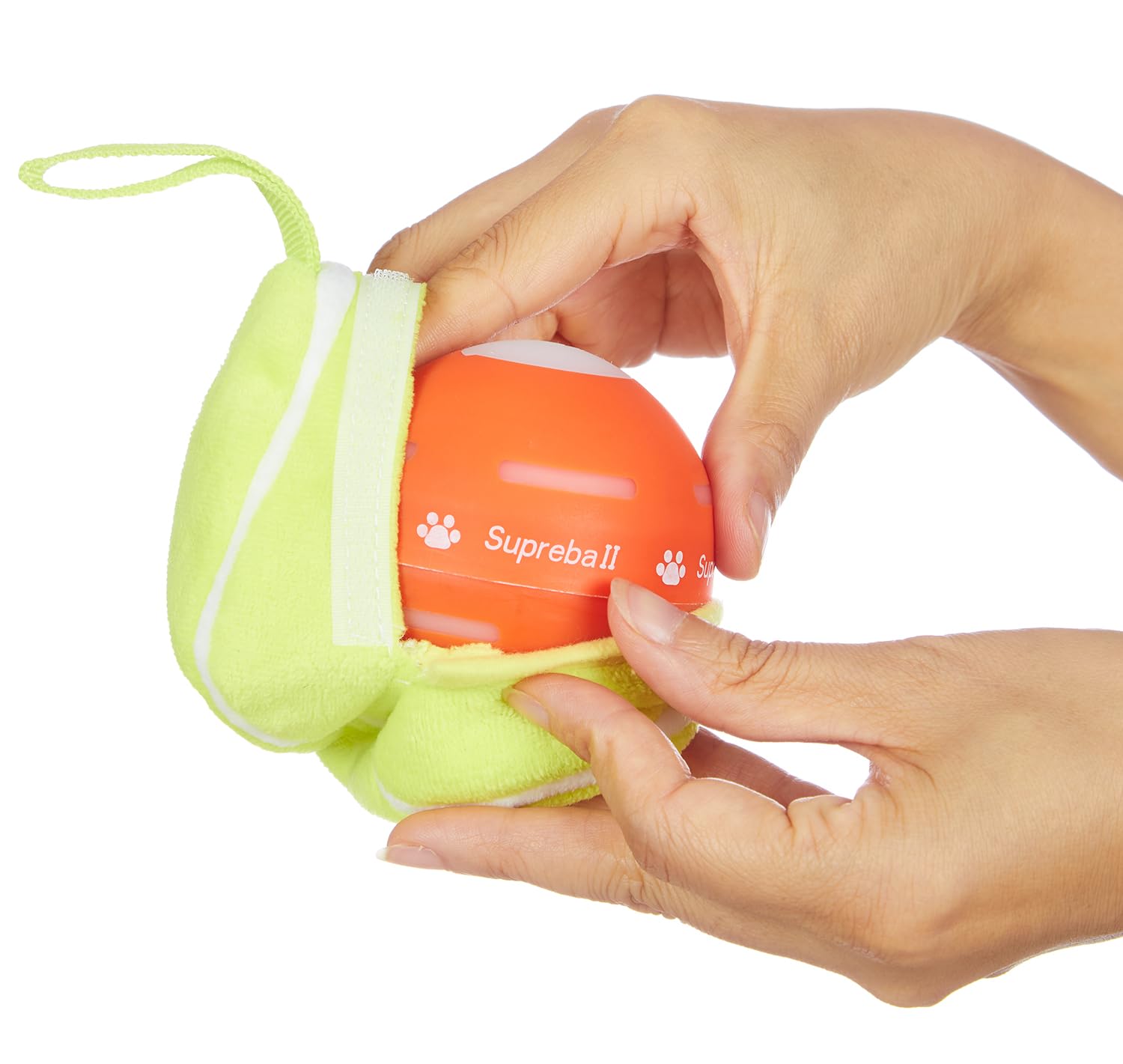 Petdroid 2 Pack Replacement Dog Ball Tennis Plush Cover