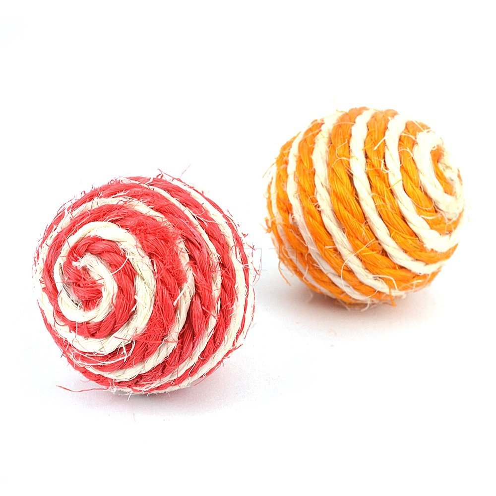 Futaba Teaser Rope Ball Toy For Pet Dog  Pack Of Two