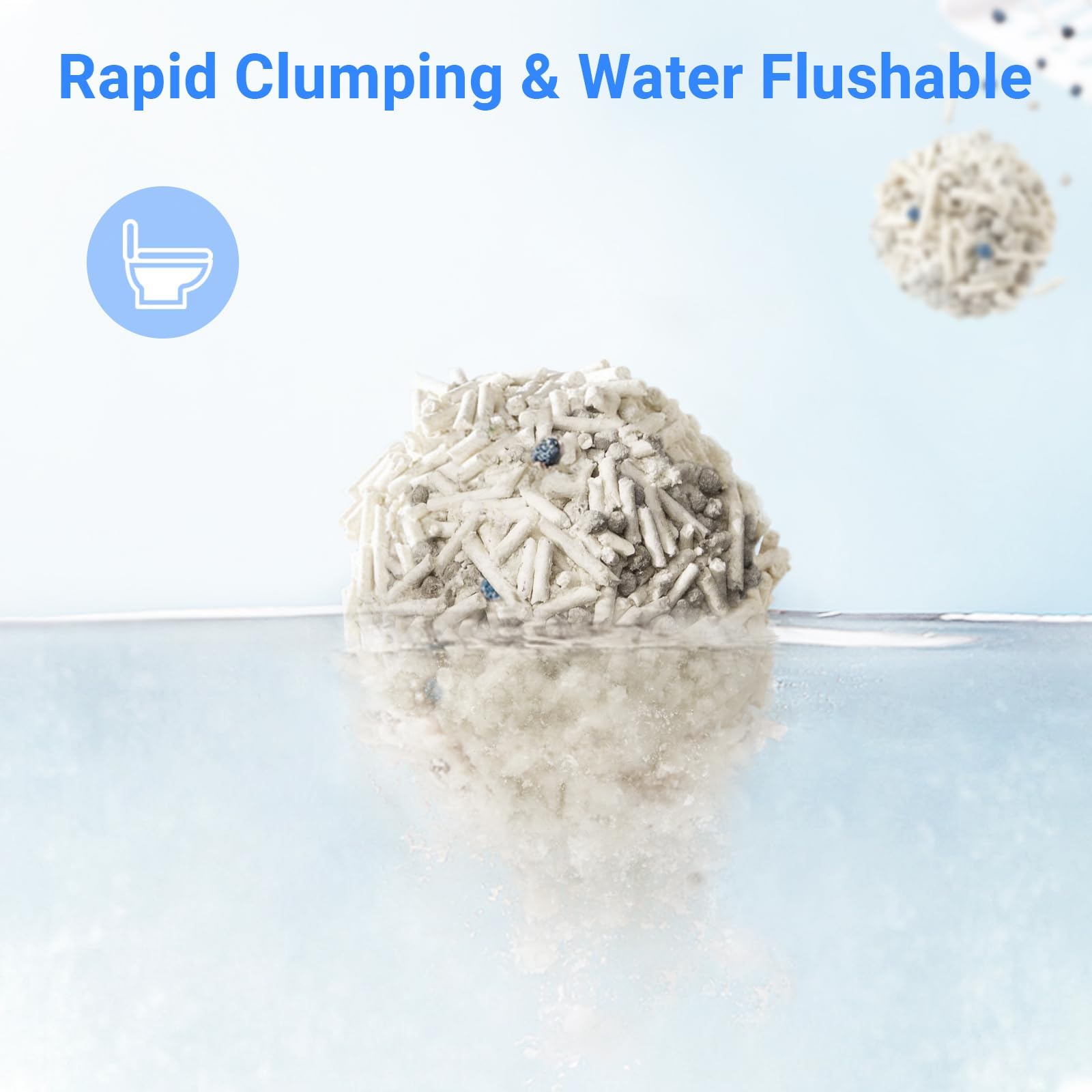Els Pet Clumping Cat Litter, 4 Pack, Strong 3 In 1 Mixed Cat Litter, Superior Odor Control And Low Dust Easy Scoop