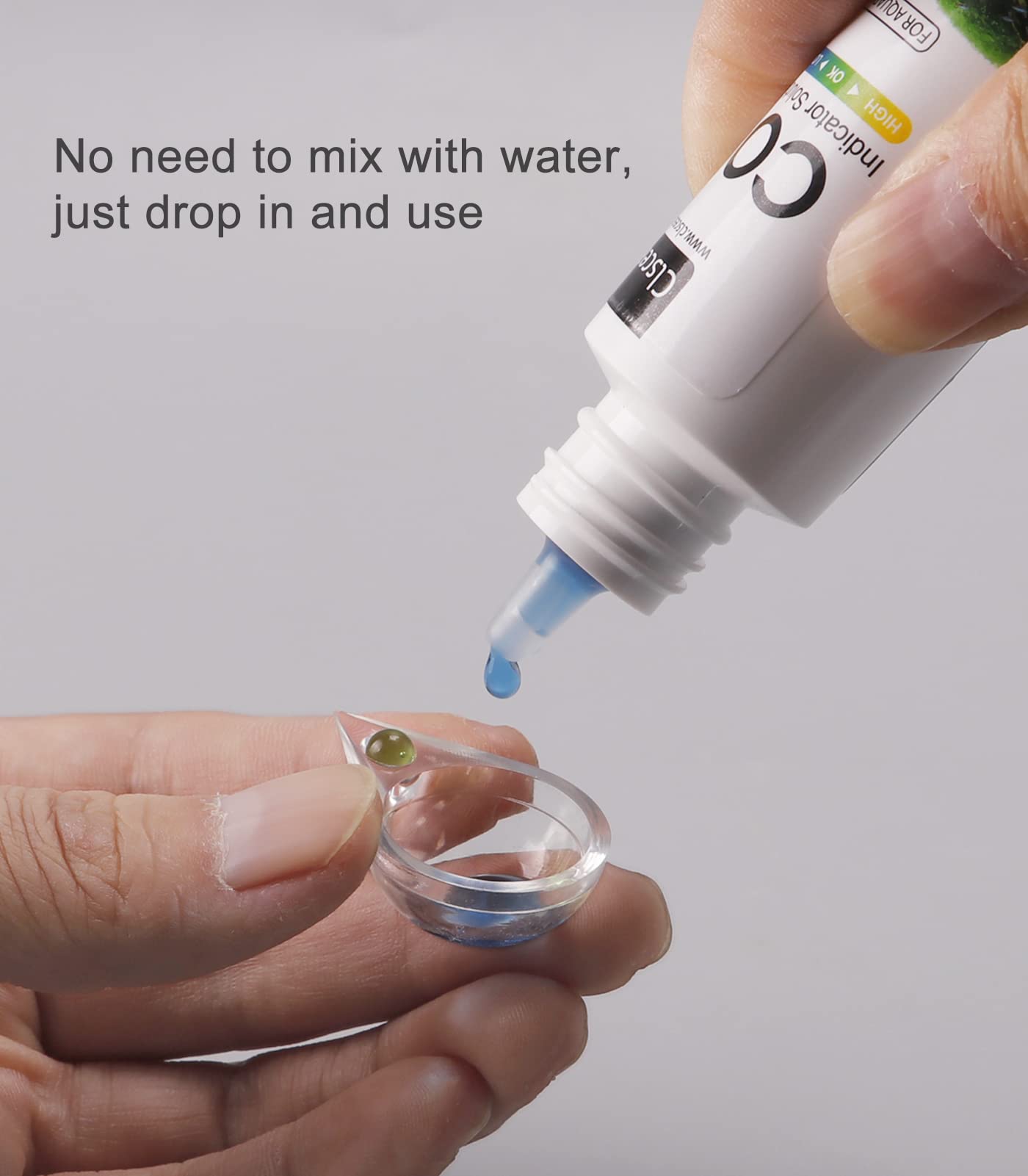 Clscea Co2 Indicator Solution Drop Checker Solution For Aquarium 60Ml