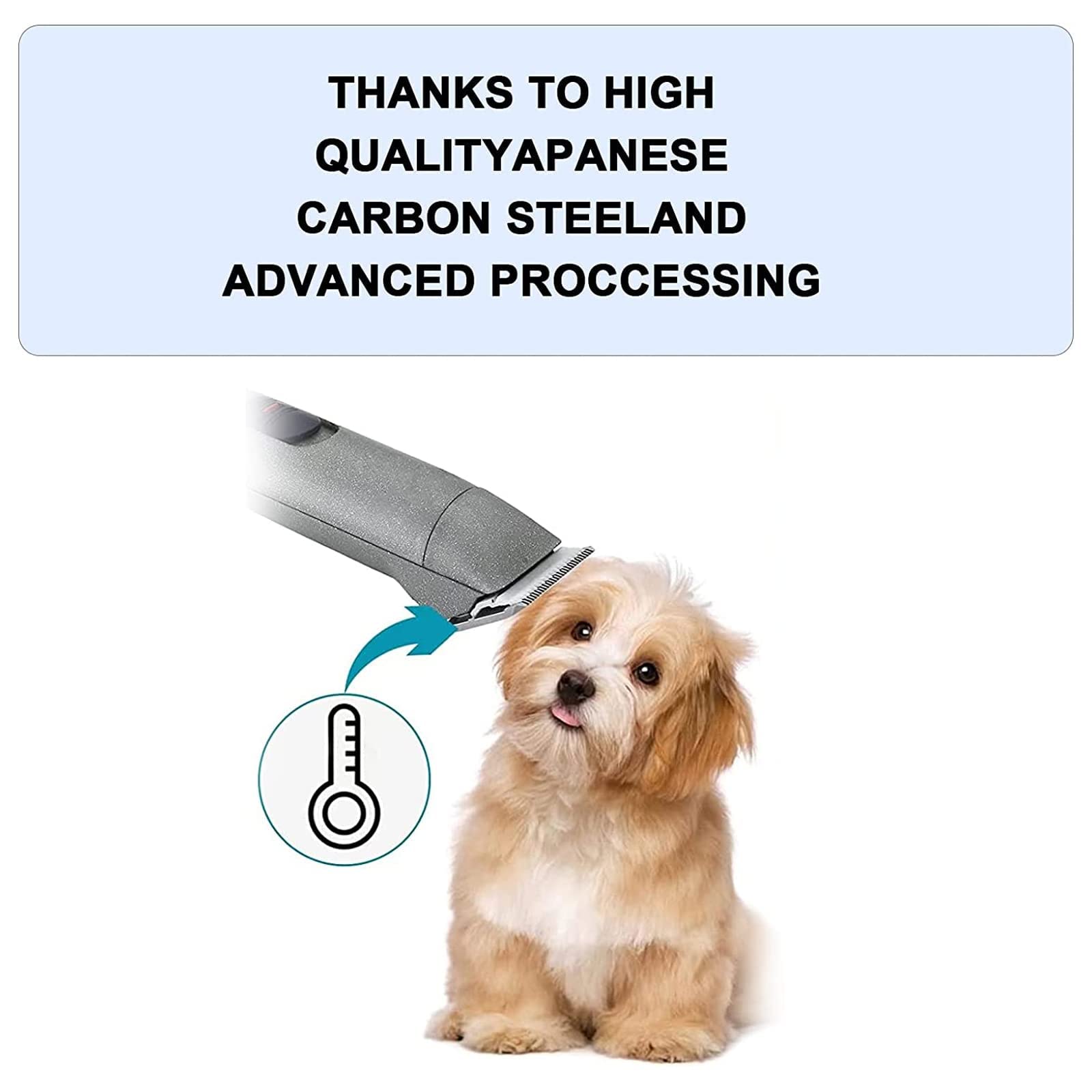 4Pack Dog Grooming Clipper Replacement Blades Compatible With Andis Pet Clipper/Oster A5/Wahl Km Series Dog Clipper,Ceramic Blad