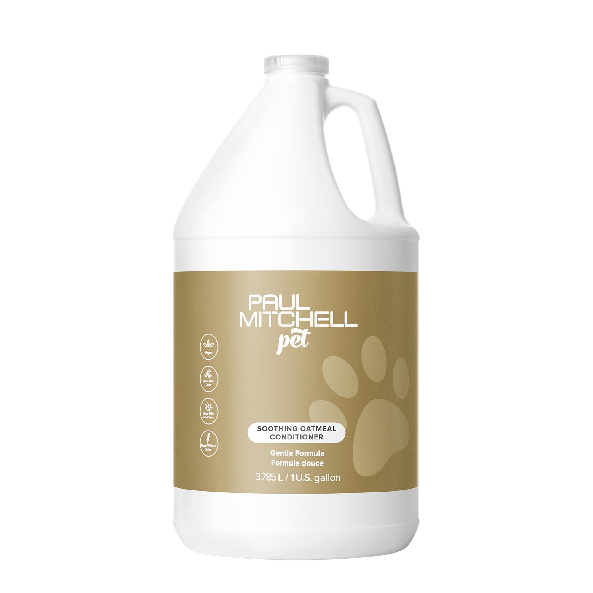 Paul Mitchell Pet Soothing Oatmeal Conditioner, Gentle Formula, Gallon