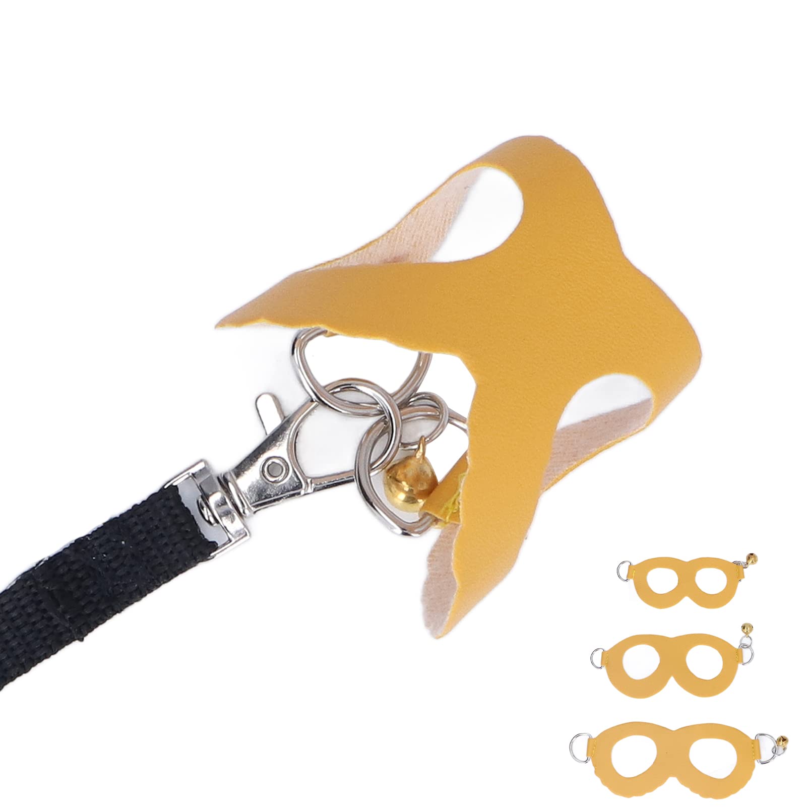 Hamster Harness Vest And Leash Set No Pulling Comfort Padded Vest Guinea Pig Striped Harness For Guinea Pigs, Hamster, Ferret, , Chinchilla Yellow