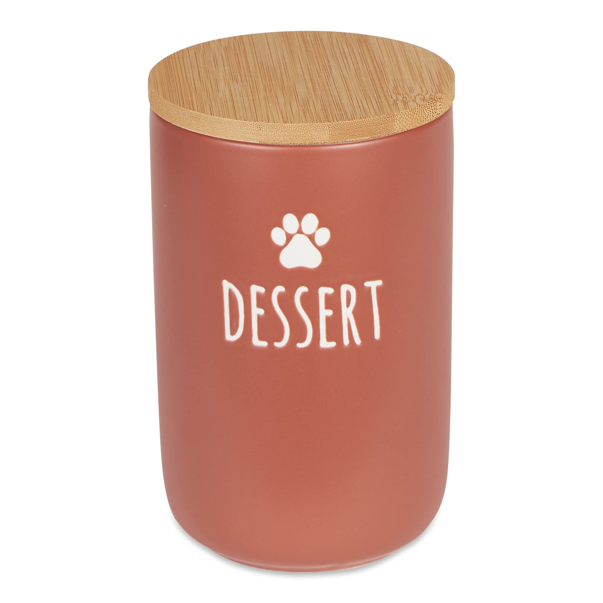 DII Dessert Terra Cotta Ceramic Treat Canister