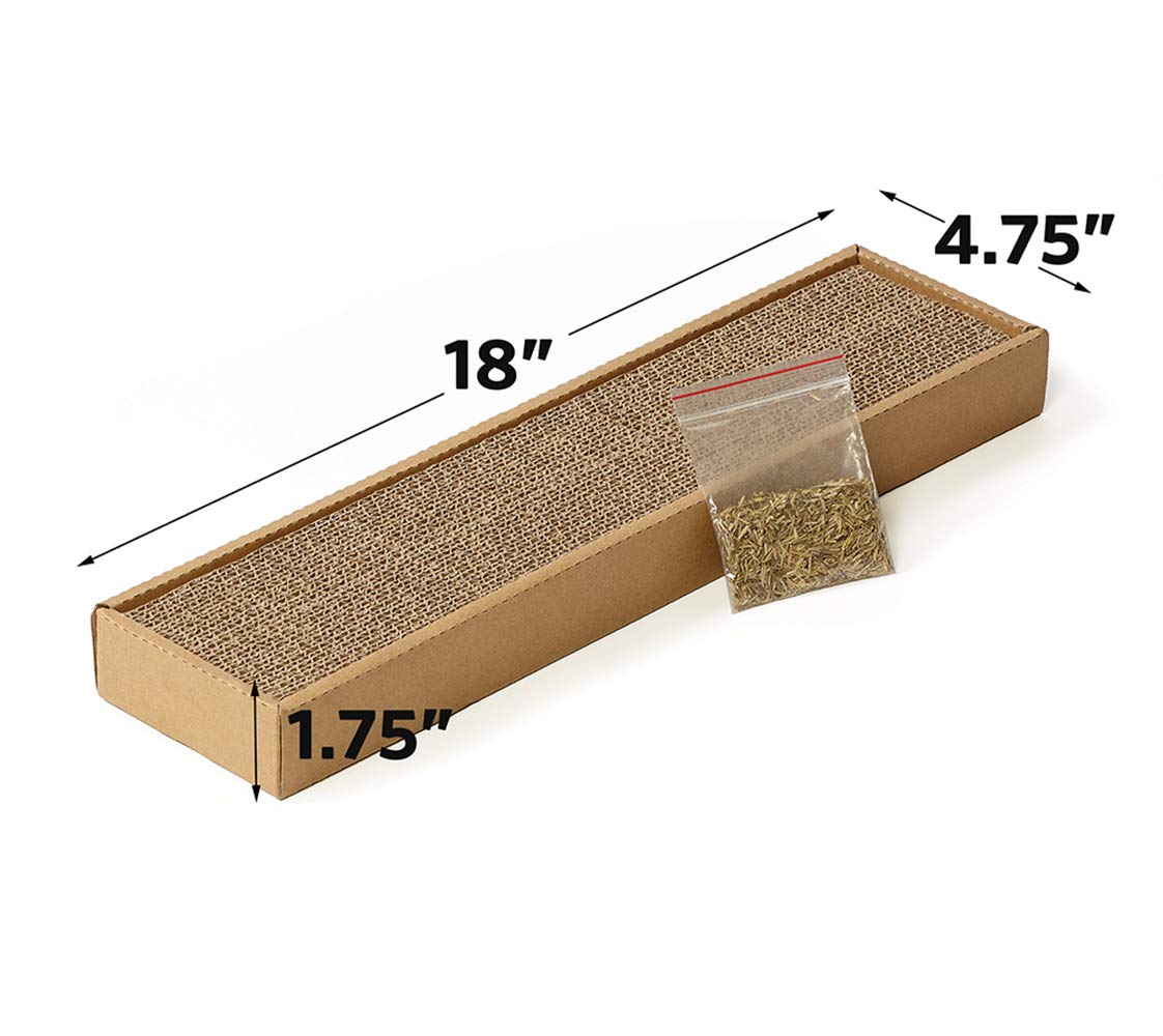 MidWest Homes for Pets Catty Scratch Cat Scratching Pad, Small, Brown, Cardboard, Model 136S