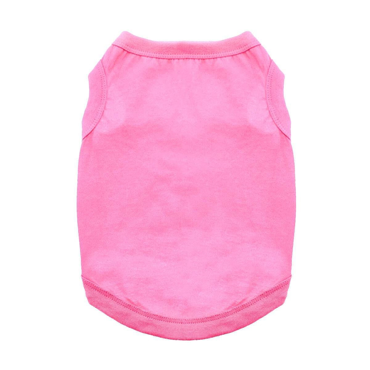 Cotton Dog Tank - Carnation Pink