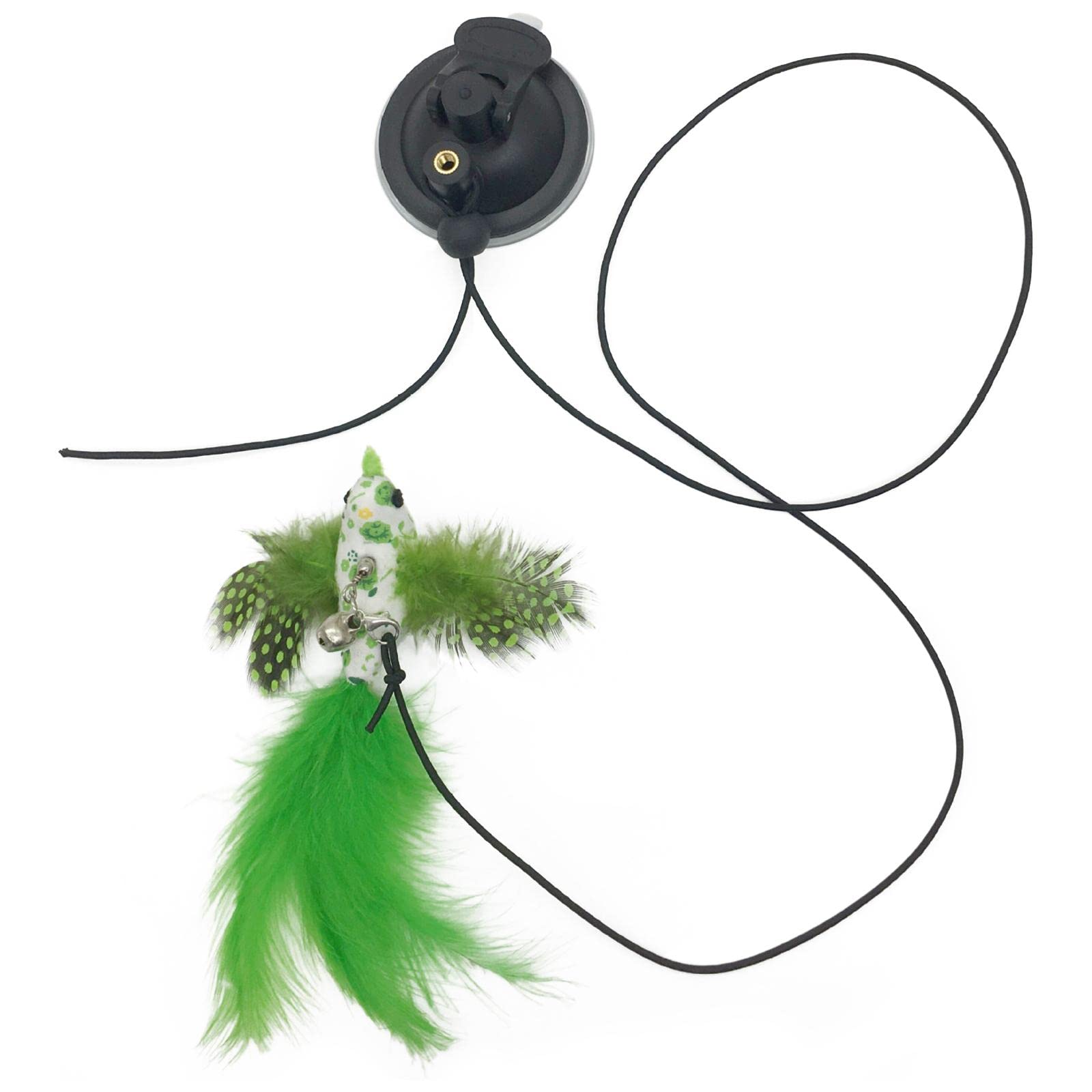 Enakshi Interactive Cat Toys Teaser Stick Cat Feather Wand Toy Bulbul|Pet Supplies | Cat Supplies | Toys