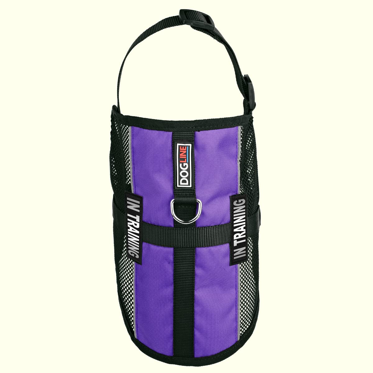 Dogline Maxaire Multi-Purpose Mesh Vest For Dogs And 2 Removable In Training Patches, Large, Purple