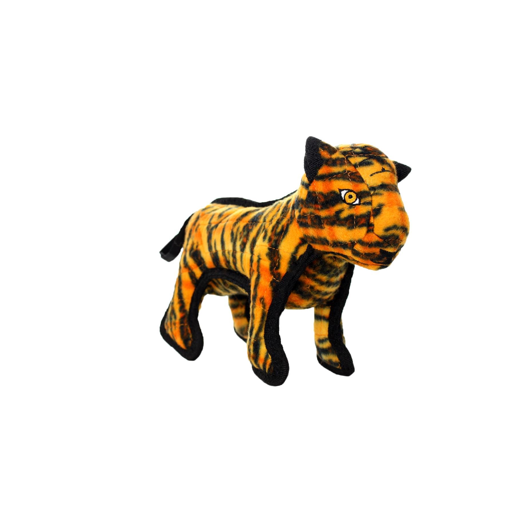 TUFFY - Original : Tiger Dog Toy : Ultra Durable Plush Dog Toy with Multiple Layers & Reinforced Seams, Washable and Floats, Ori