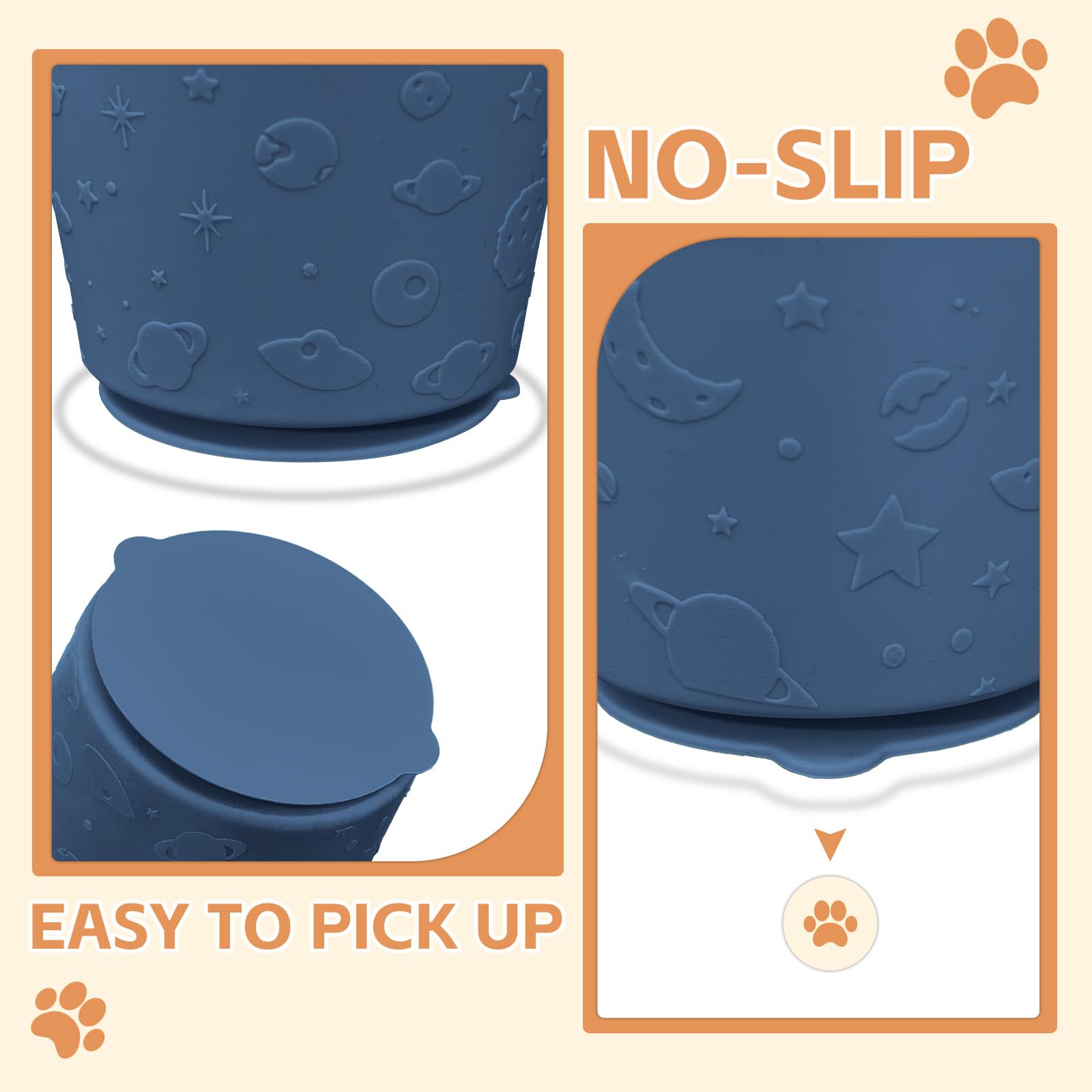 Dog Lick Bowl with Brush Scraper,Anxiety Relief Non-Slip Treat Dispenser,Durable Anti-Choking Enrichment Slow Feeder Licking Bow