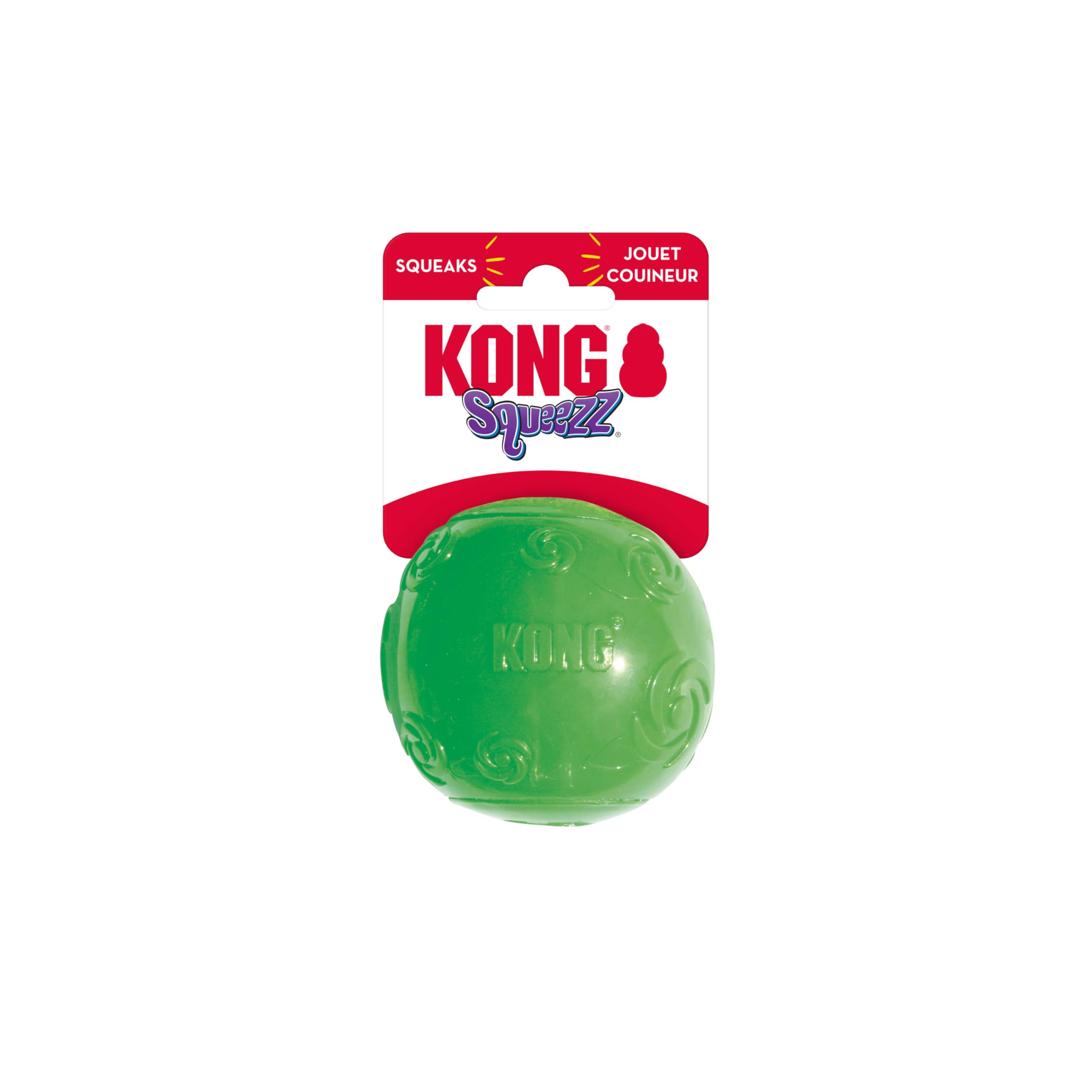 Kong Squeezz Ball Dog Toy, Large, Colors Vary