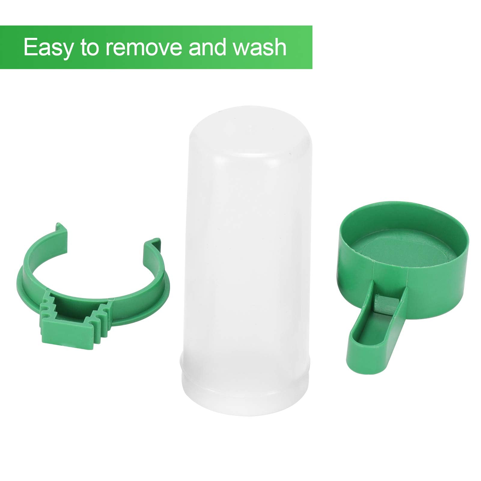 Lamoutor 4Pcs Bird Water Feeder Plastic Drinker Feeder Water Clip For Parrots Budgie Cockatiel Lovebirds