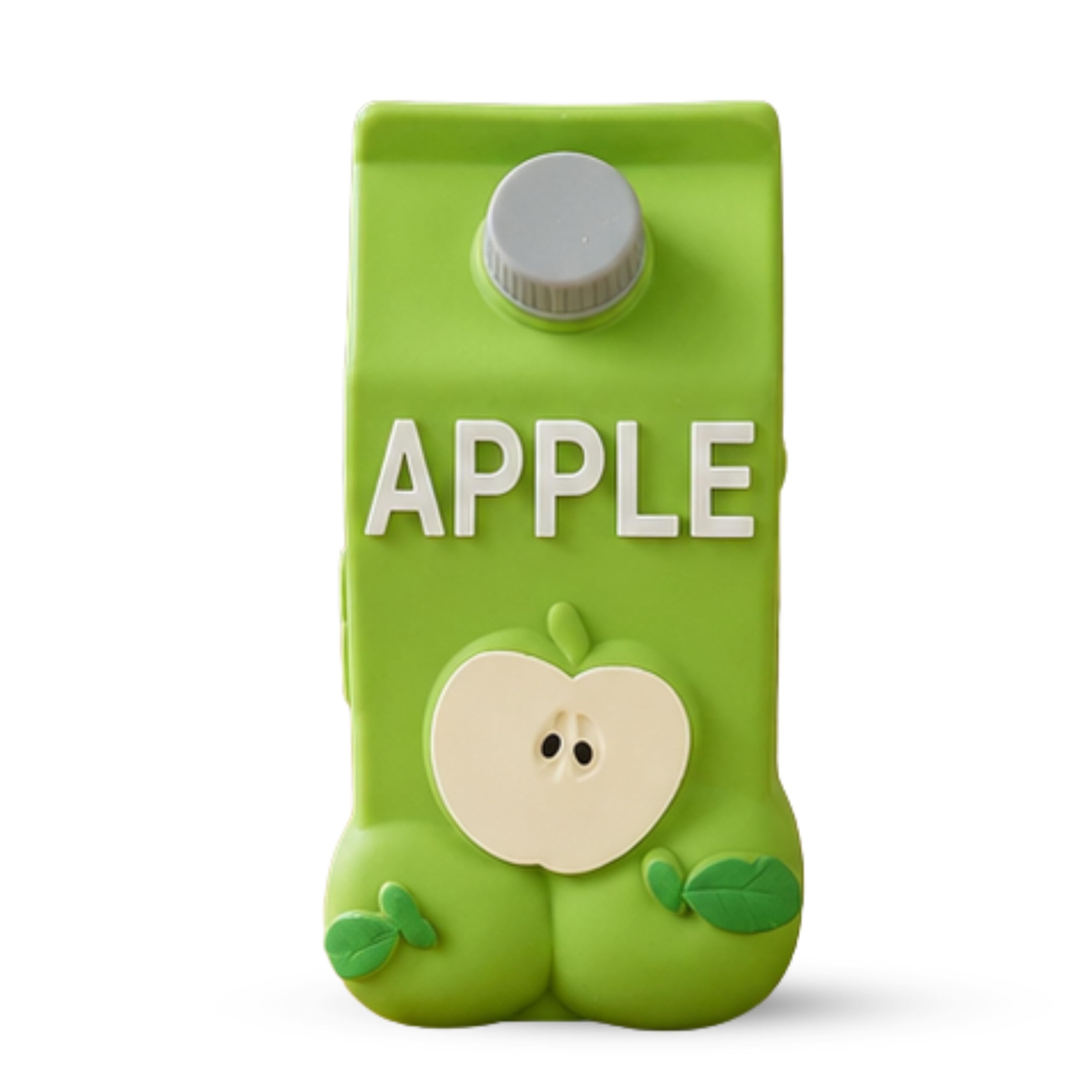 Foodie Puppies Natural Latex Squeaky Play Drink Chew Toy  (Apple Juice Toy) For Small To Medium Dogs | Durable, Interactive, Fe