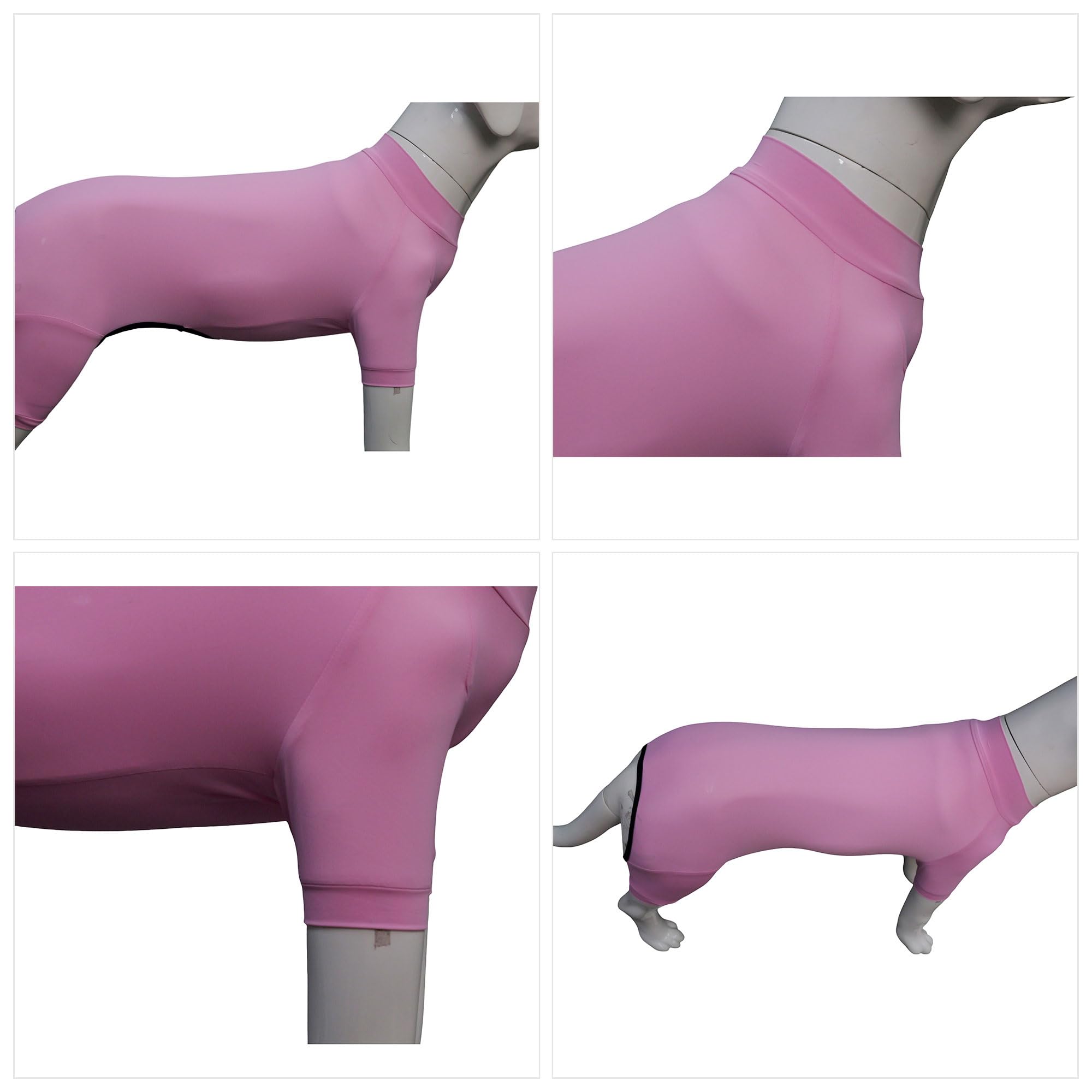 Lovelonglong Dog Jumpsuit With Uv Protection And Quick-Dry Fabric For Spring Summer Pet Pajamas Pink M