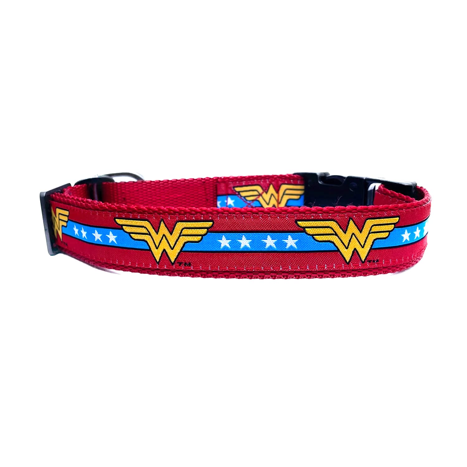 Tdit X Dc Wonder Woman Dog Collar (Size XLarge  18 Inch To 26 Inch)