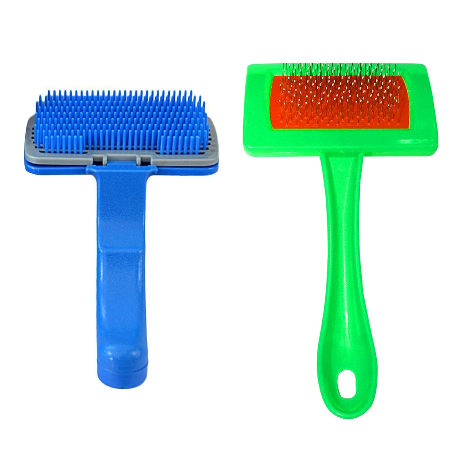 Emily Pets Grooming Set Slicker Brush For Dogs Cats Puppy And RabbitSelf Cleaning Slicker Brush With Press Key, Dog Hair Remove