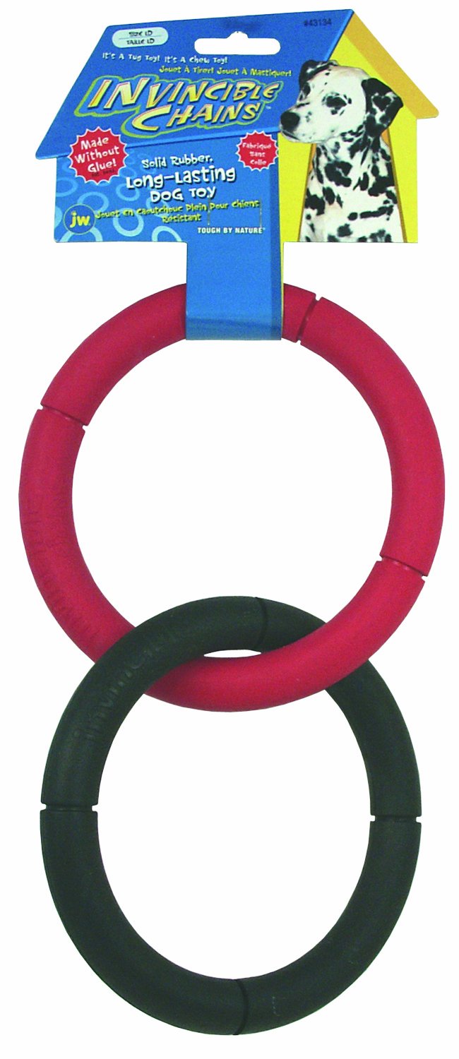 JW Pet Invincible Chains Double Link Dog Toy Size: 6