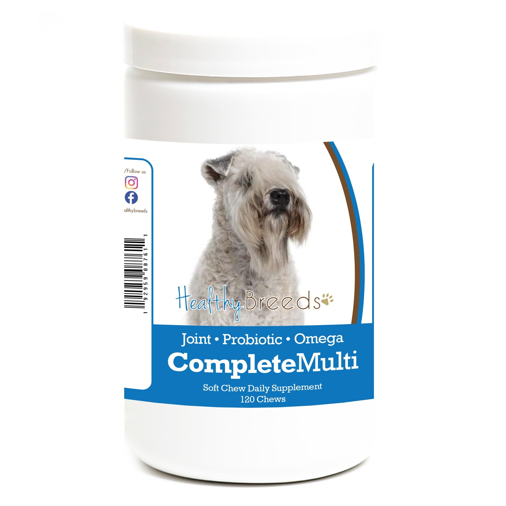 Healthy Breeds Soft Coated Wheaten Terrier All in One Multivitamin Soft Chew 120 Count