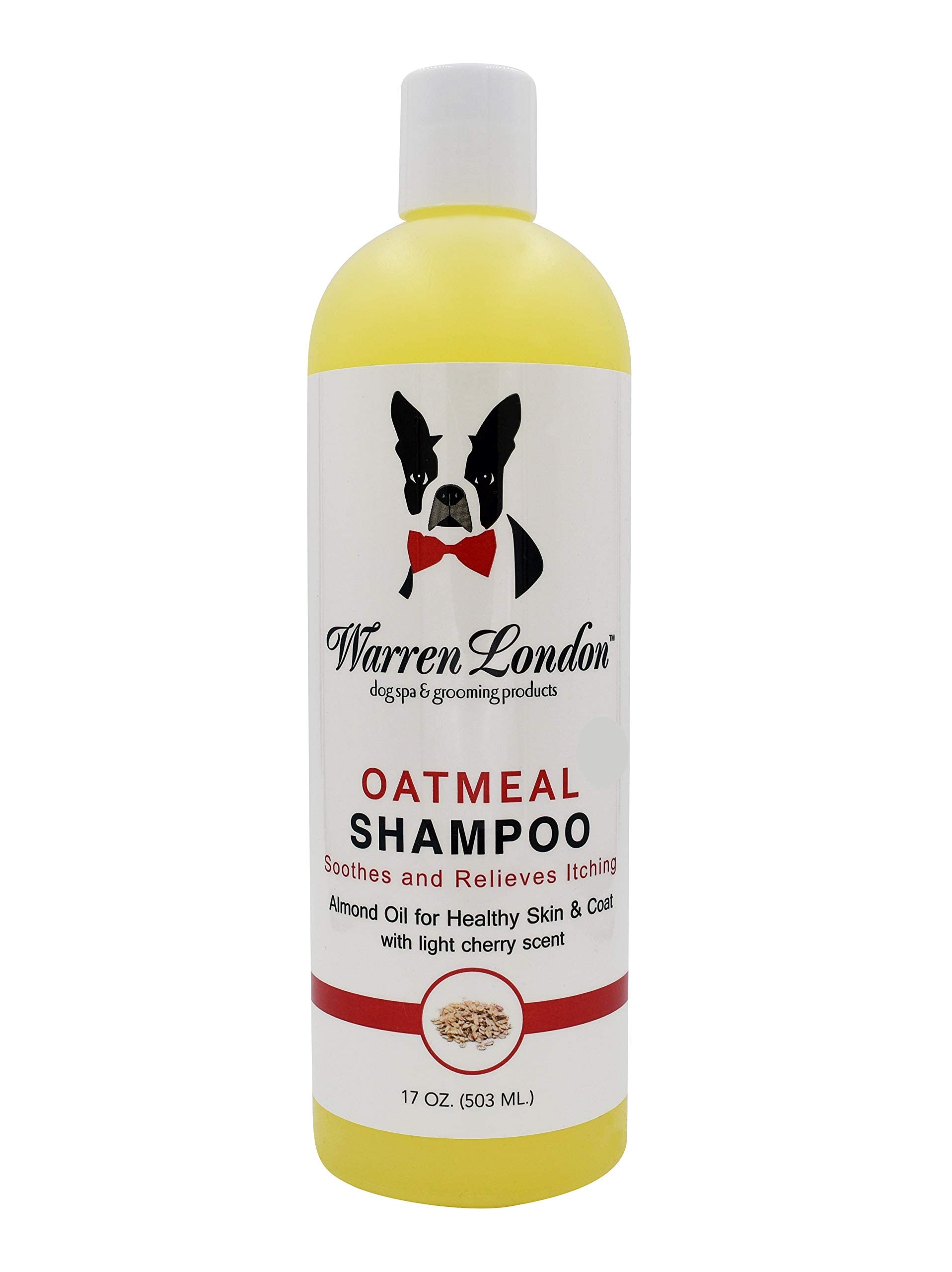 Warren London Oatmeal Dog Shampoo  Soothing Relief For Itchy, Flaky, Dry, & Sensitive Skin  Infused With Vitamins & Neem Oil 