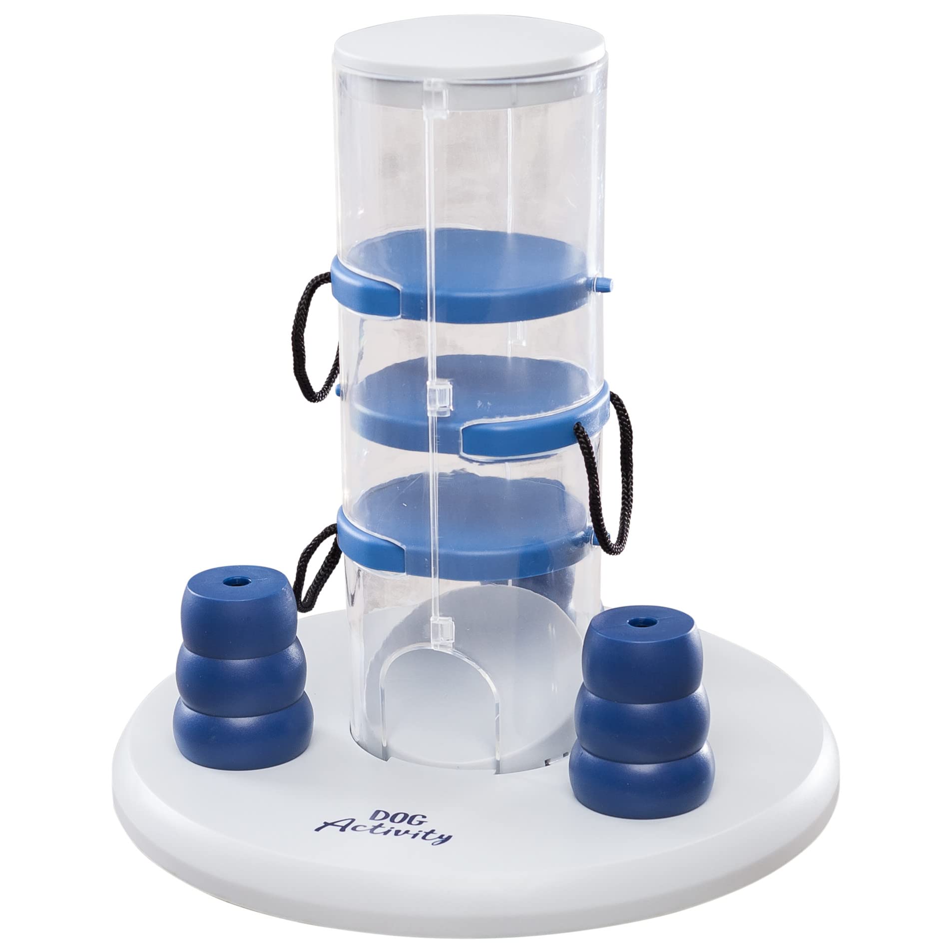 TRIXIE gambling Tower Strategy game, Intermediate Dog Puzzle Toy, Level 2 Activity, Treat Puzzle, Interactive Play, Enrichment