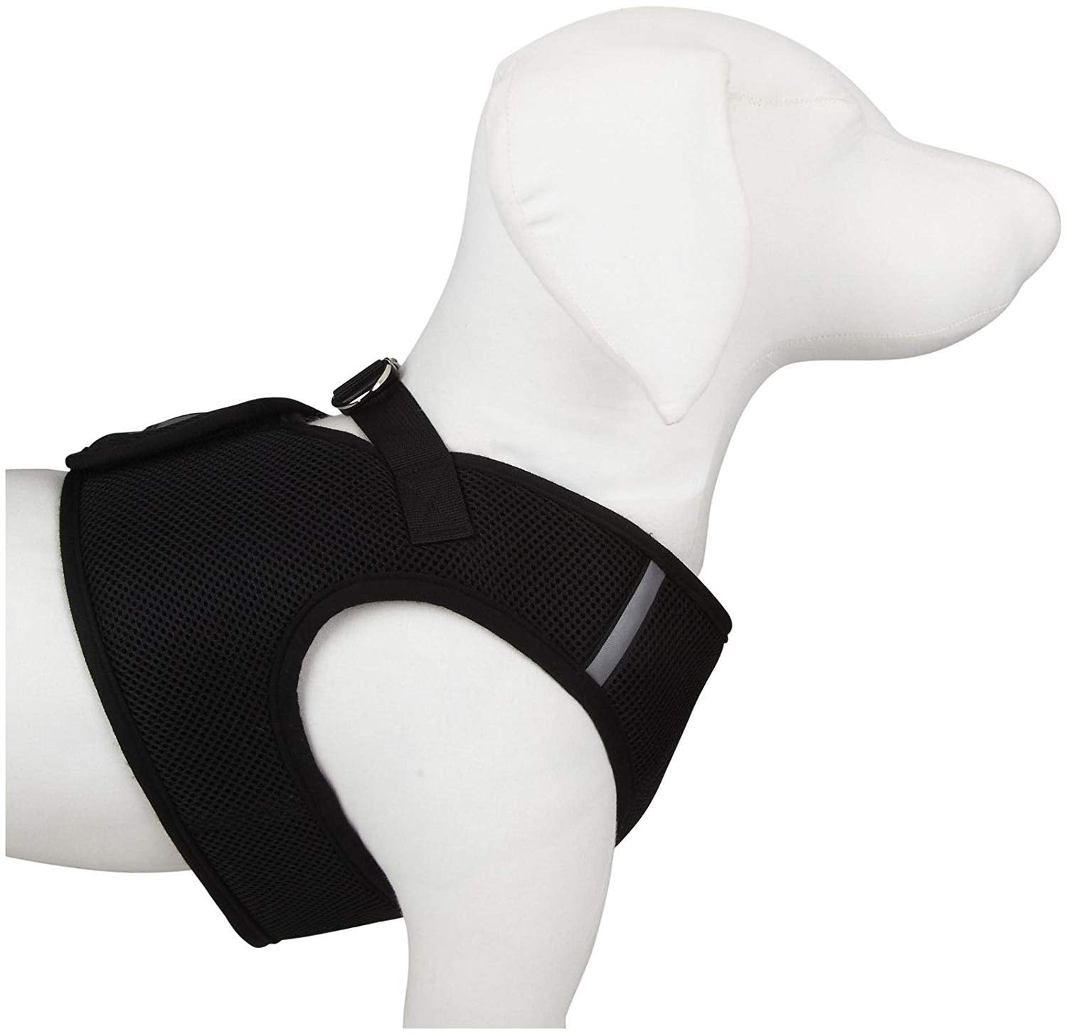 The Worthy Dog 2921 Sidekick Harness, X-Small, Black
