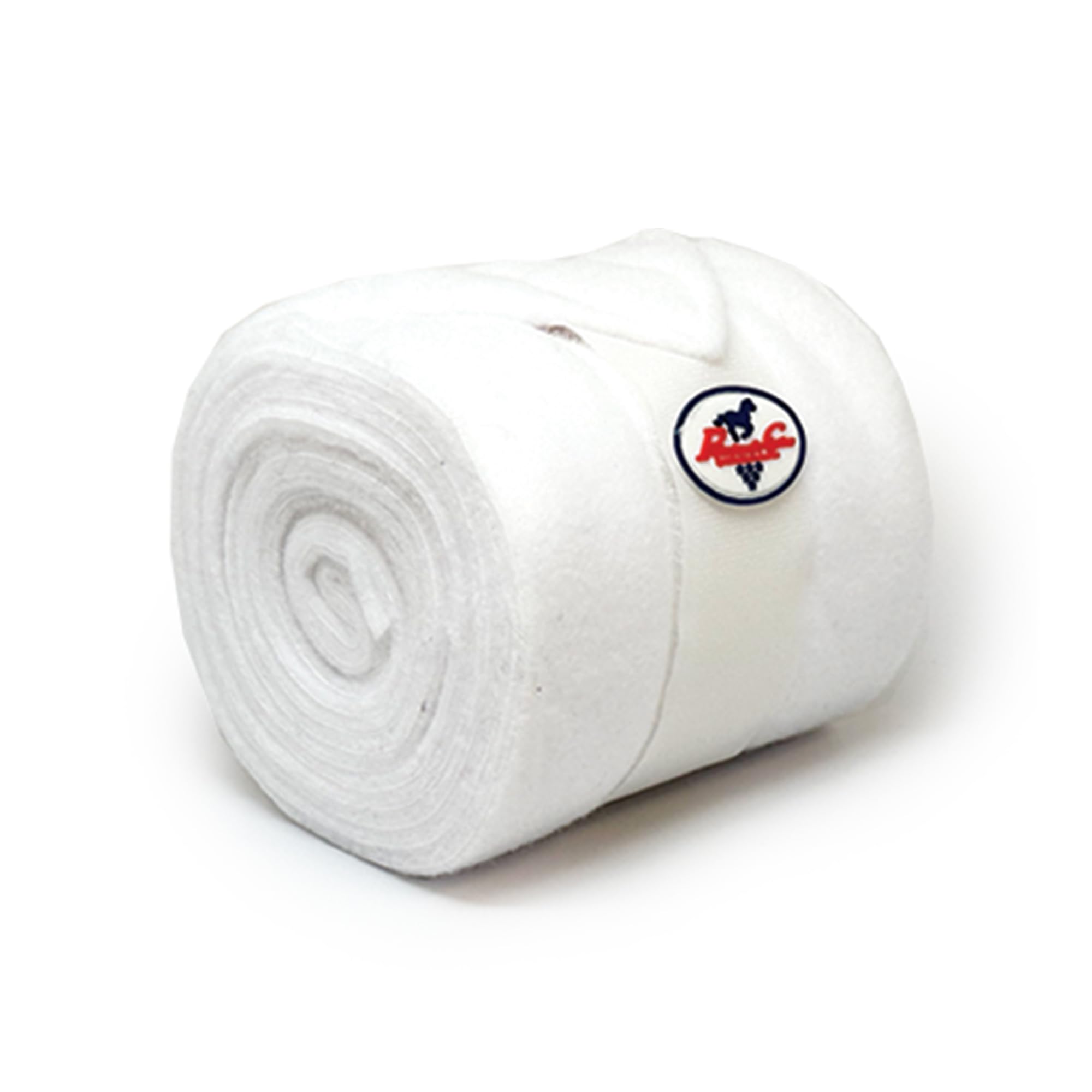 Professional'S Choice Polo Wraps Double-Sided Fleece | Secure Hook And Loop Closure | Nine Feet Long | Machine Washable | White