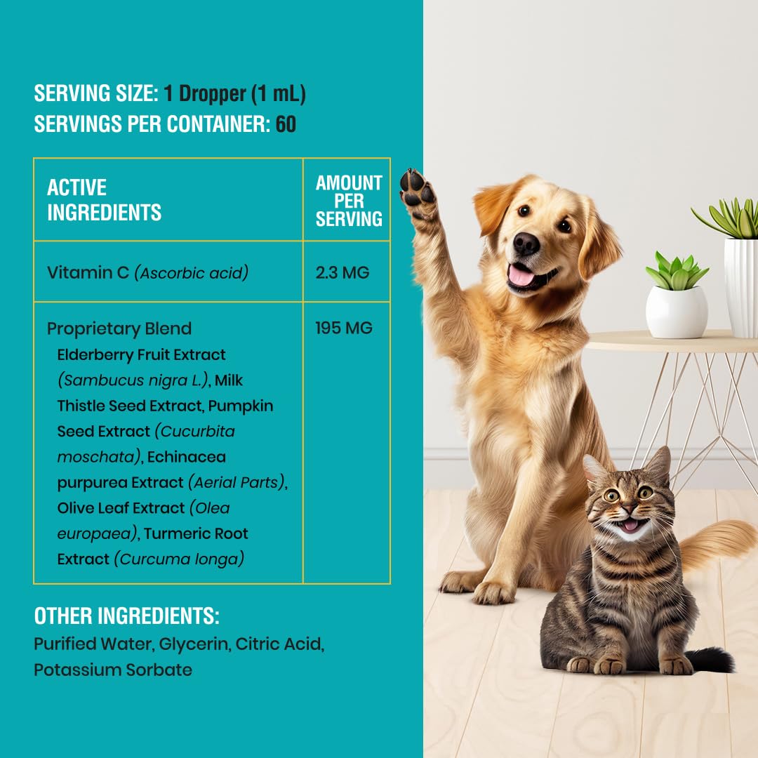 Special Breed Allergy & Immune with Elderberry, Allergy Relief for Cats and Dogs, Anti Itch Treatment, Relief for Pet Allergies,
