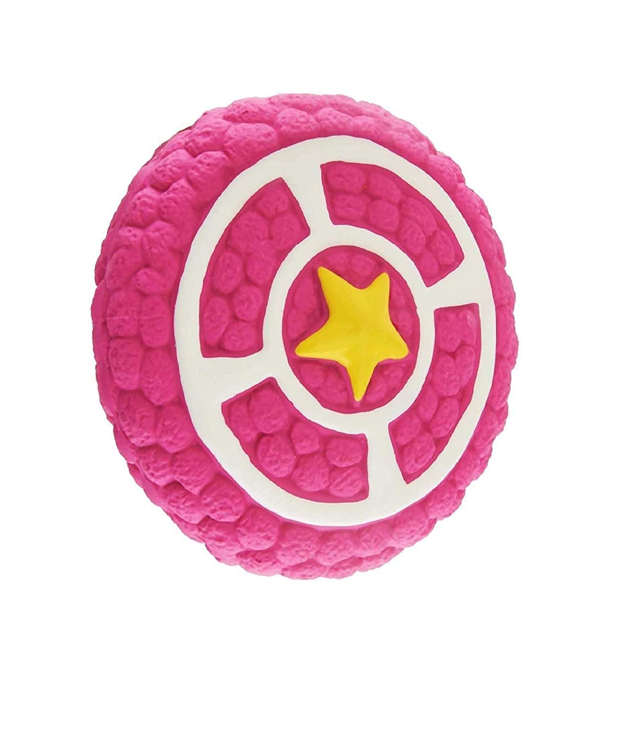 W9 Pet Products Rubber, Latex Cute Squeaky Rubber Captain America Toy For Puppy And CatPink (Large)