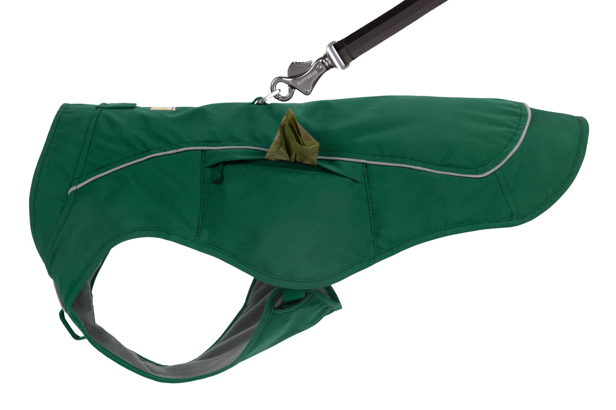 Ruffwear, Overcoat Fuse Jacket Harness Combo For Dogs, Evergreen, Small