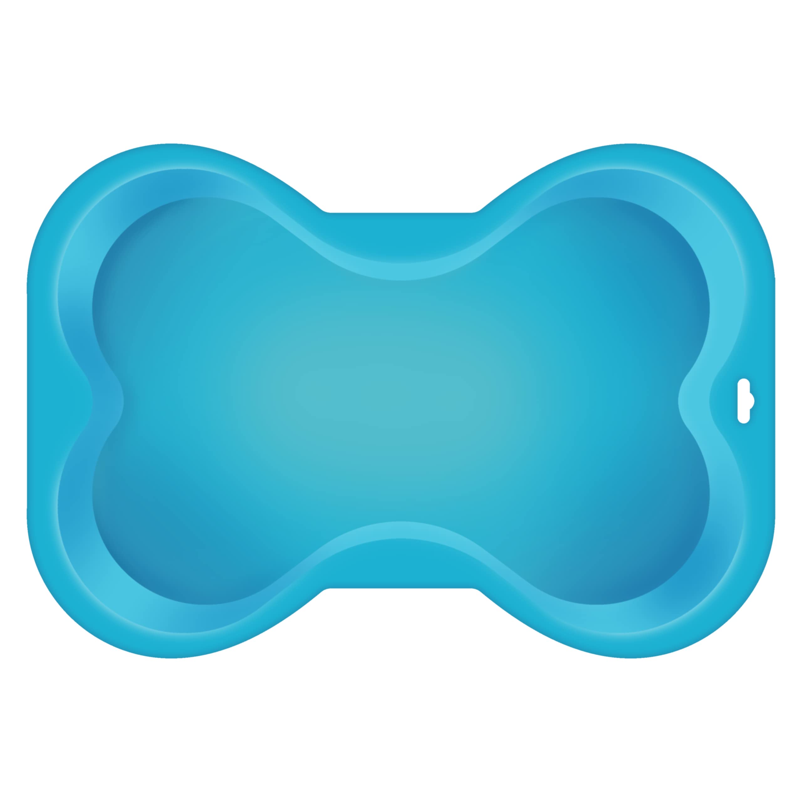 Puppy Cake Mix Dog Birthday Cake Kit, With Bone Silicone Pan And Candles (Pumpkin, Blue)