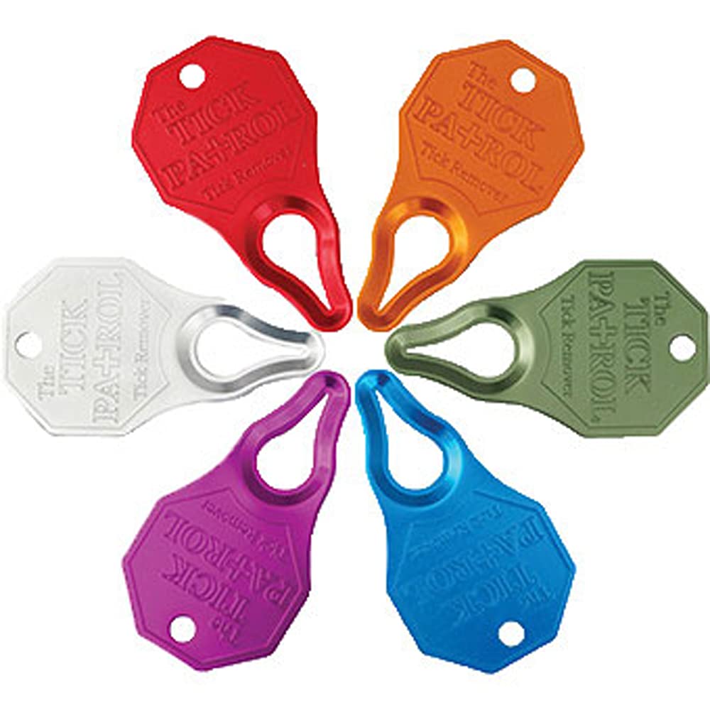 The Tick Patrol Tick Remover for People & Pets, Assorted Colors, Aluminum, Model PN-91480, 1 Count
