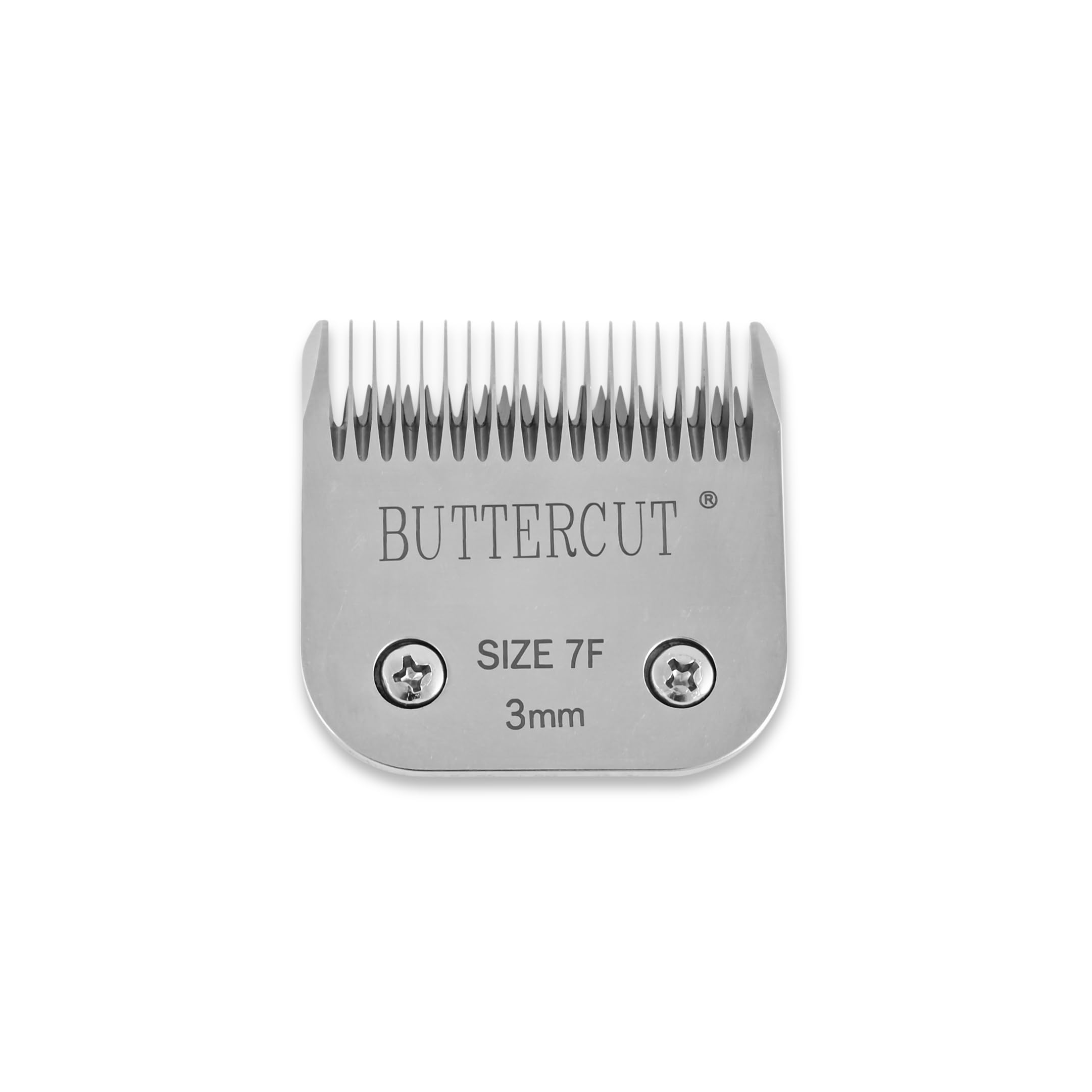 Geib Buttercut Dog Clipper Blades - 8 Pack Set, Stainless Steel, Compatible with Andis A5, Oster A5, Wahl KM10, Silver