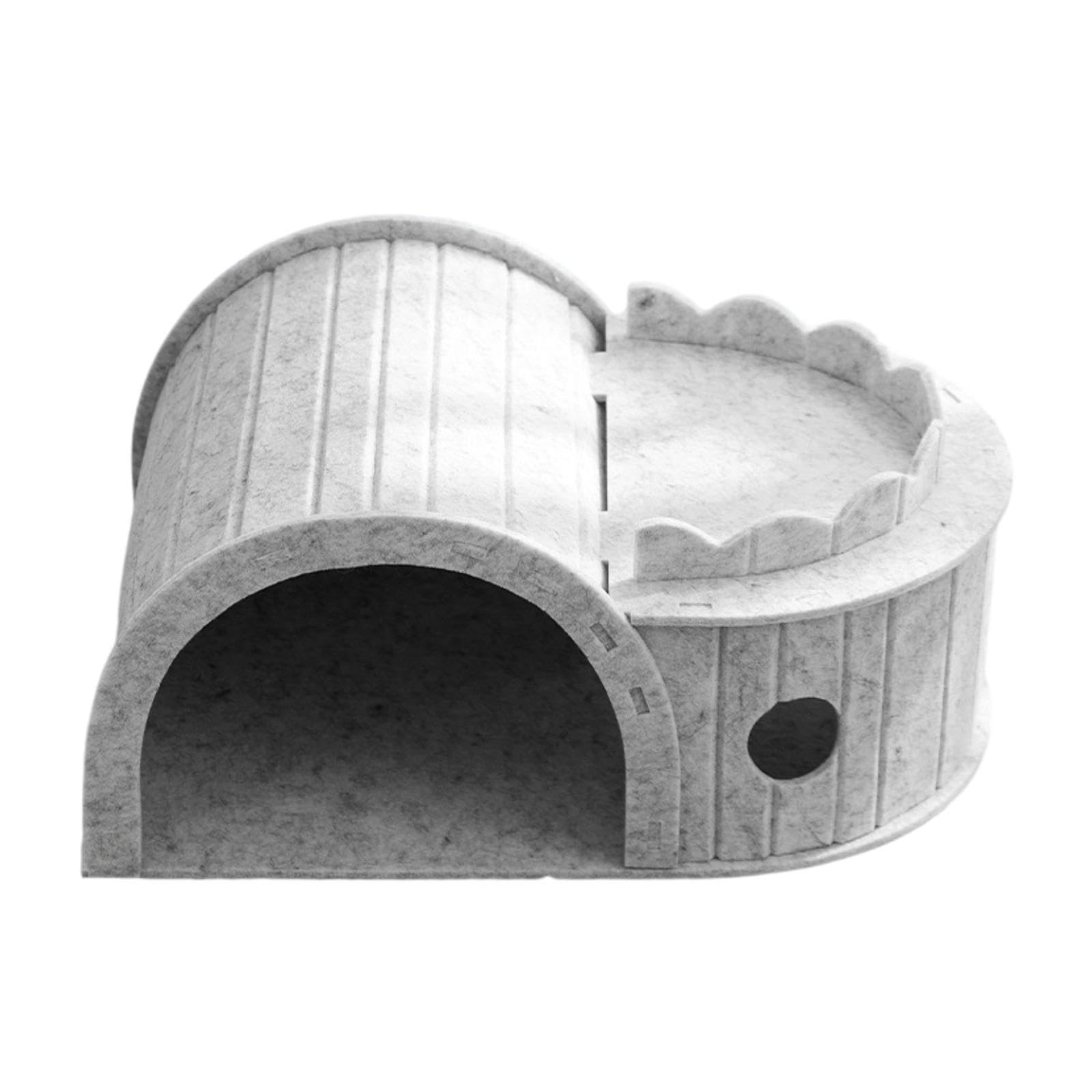 Enakshi Cat Tunnel Foldable Lightweight Interactive Kitten Nest For Playing Sleeping Gray|Pet Supplies | Cat Supplies | Toys