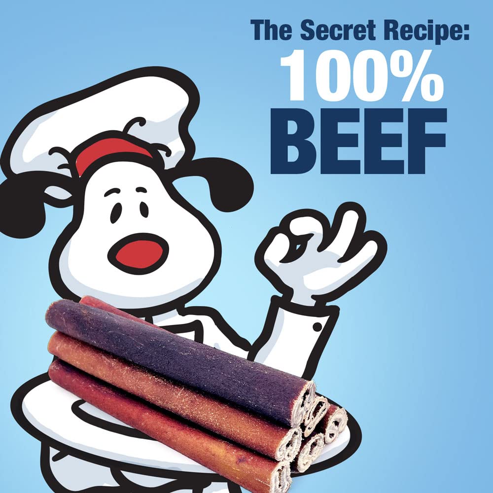 ValueBull USA Collagen Sticks for Dogs, 6 Inch Thick Chews, Natural Long-Lasting Dog Treats, 50 Count - Supports Joints, Skin &