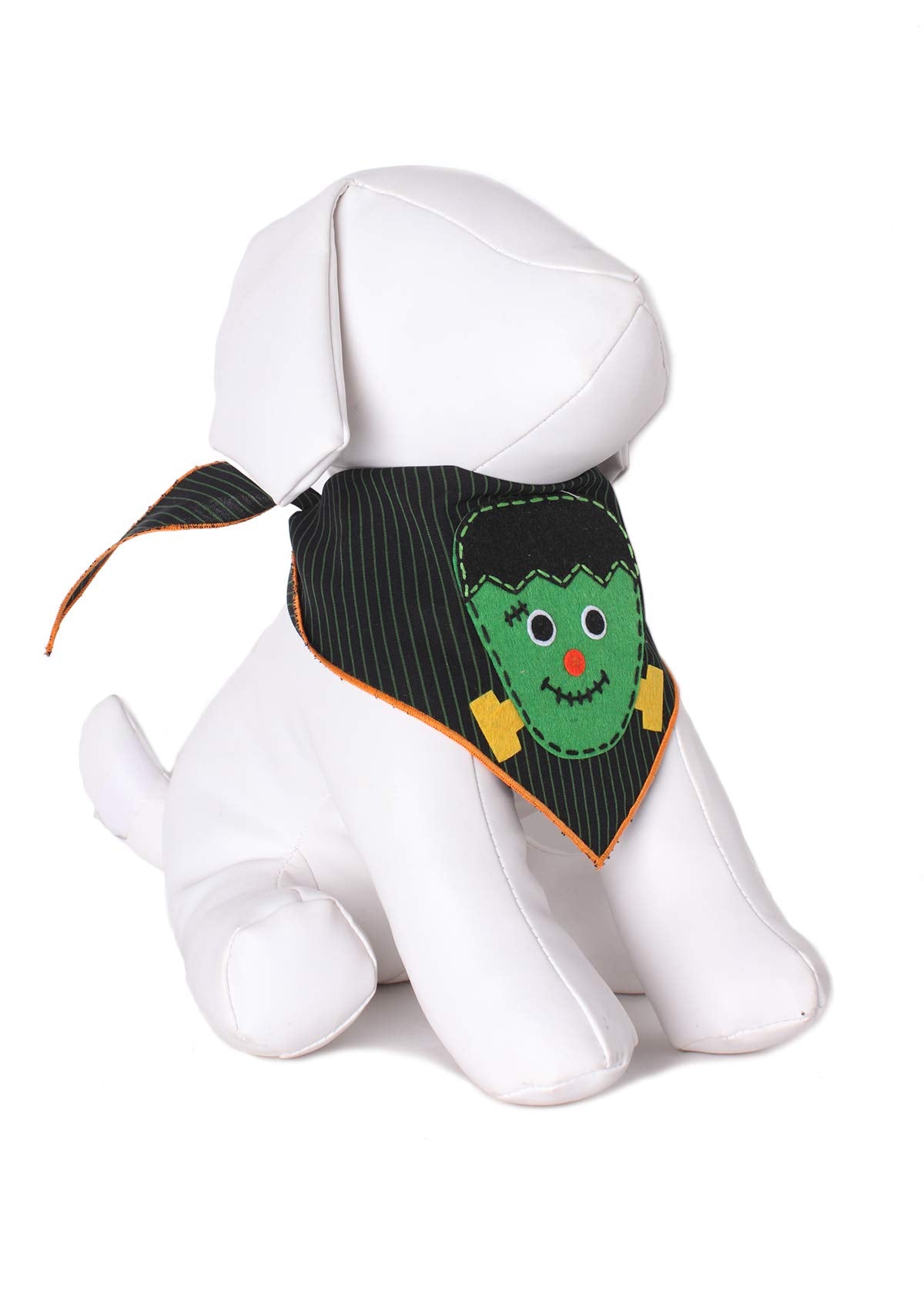 Tail Trends Halloween Dog Bandanas With Frankenstein Design Fits Medium To Large Sized Dogs - 100% Cotton…