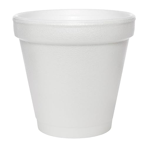 Dart 4J4 4 Oz Foam Cup, 4 Series Lids (Case Of 1000),White