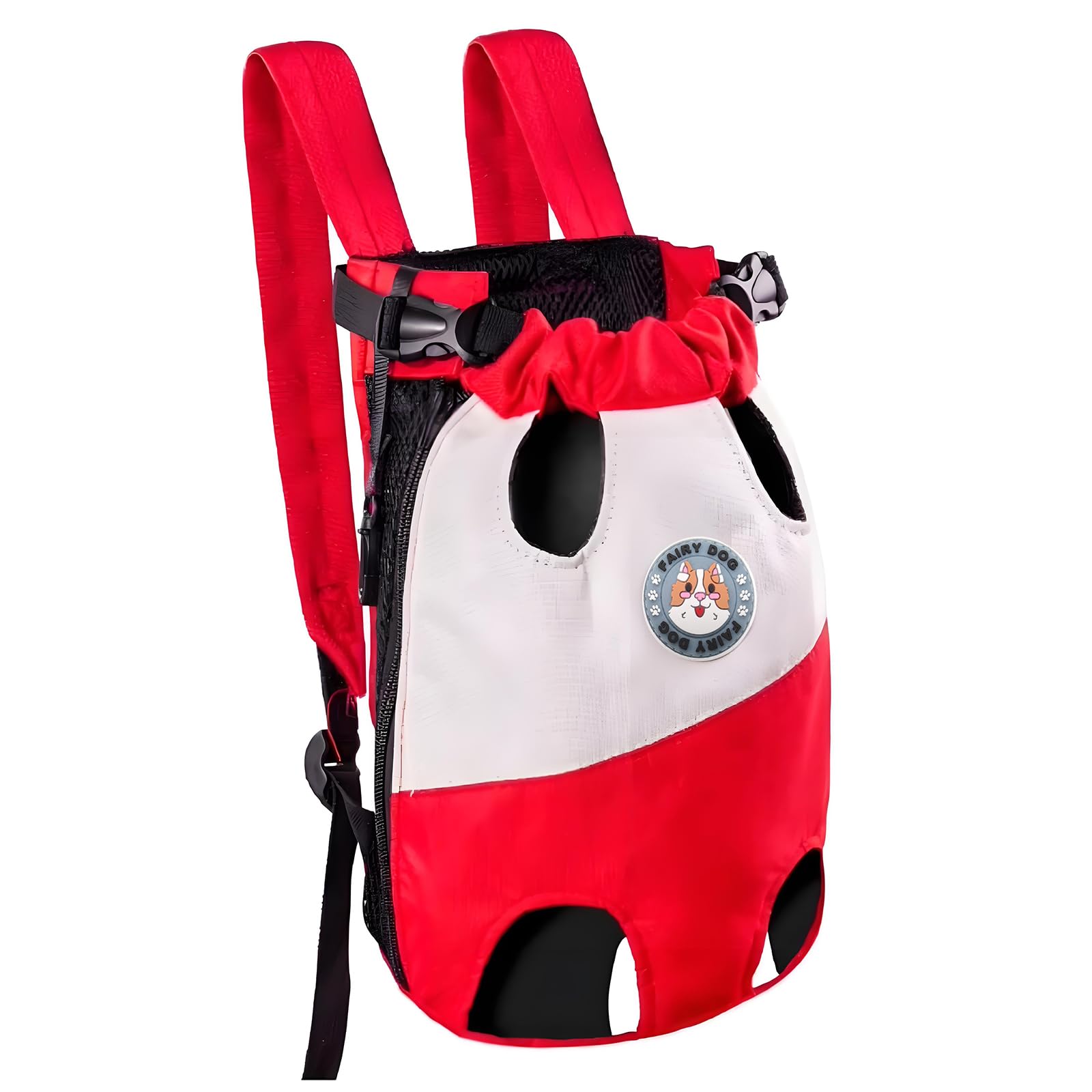 Karsaer Adjustable Pet Carrier Backpack, Pet Front Carrier Backpack, EasyFit For Hiking Traveling For Small Medium Cats & Dogs