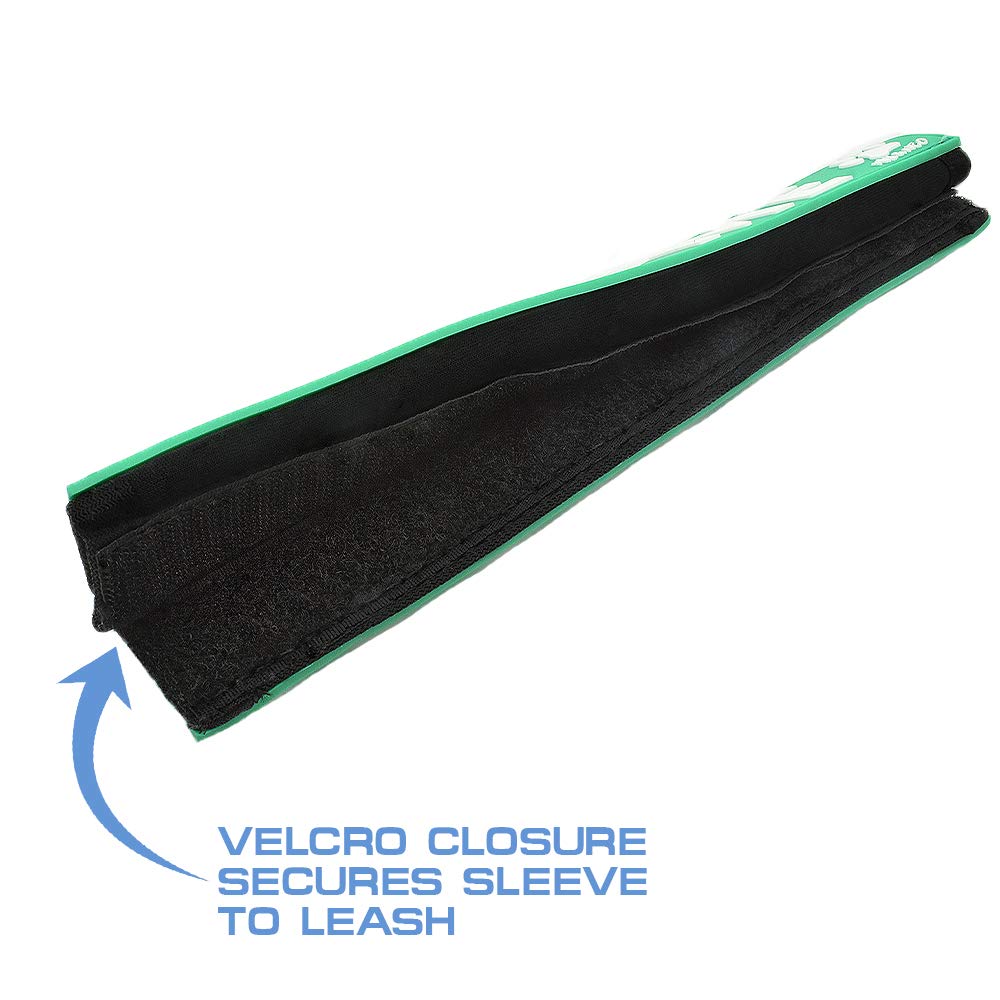 Max and Neo Leash Sleeves Adopt ME - We Donate 1 for 1 to Dog Rescues for Every Product Sold (Green/Single)